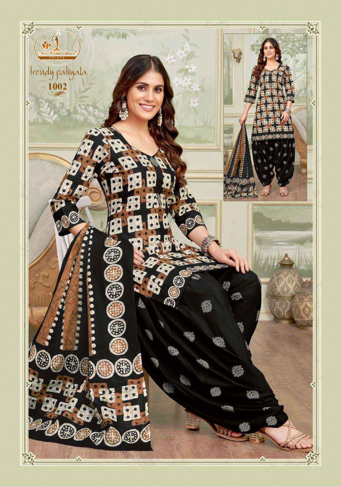 Miss World Trendy Patiyala Vol 1 Ladies Salwar Suit Wholesale ( 10 Pcs Catalog ) 