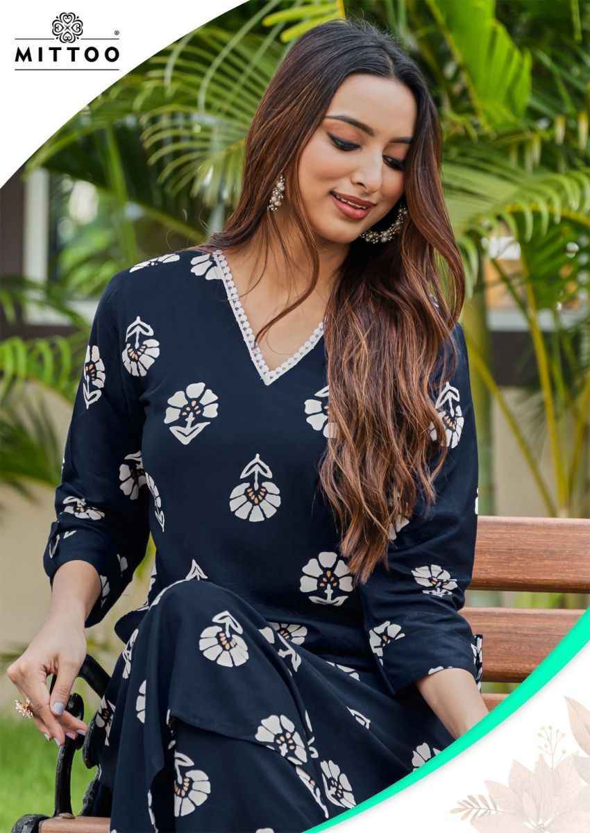 Mittoo Sulekha Rayon Kurti With Bottom 6 pcs Catalogue