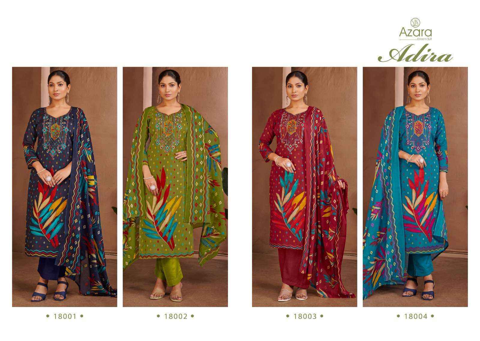 Radhika Fashion Adira Lawn Cotton Dress Material 4 pcs Catalogue