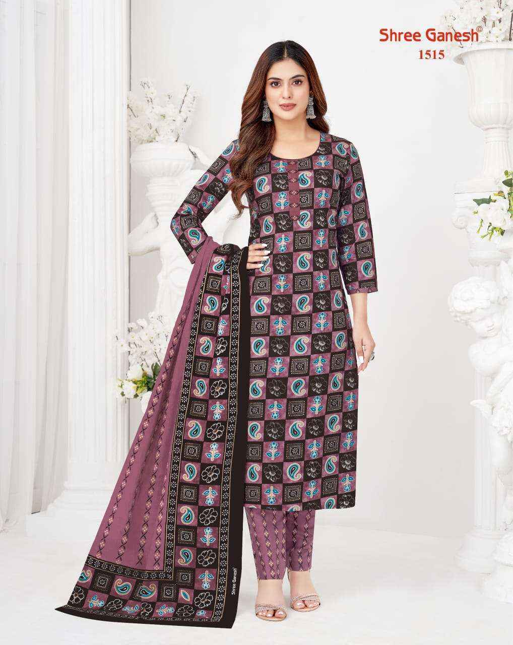 Shree Ganesh Vaani Vol 5 Cotton Salwar Kameez Latest Catalog ( 20 pcs Catalogue )