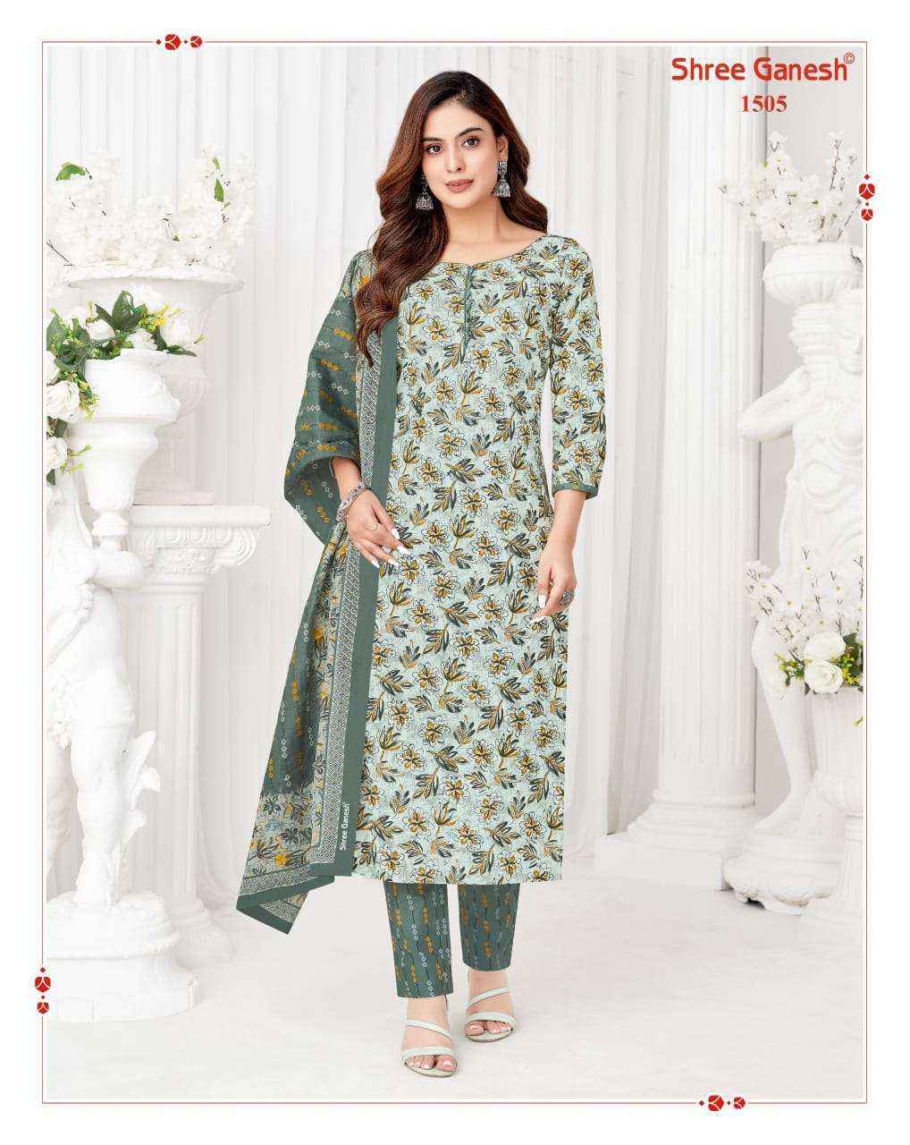 Shree Ganesh Vaani Vol 5 Cotton Salwar Kameez Latest Catalog ( 20 pcs Catalogue )