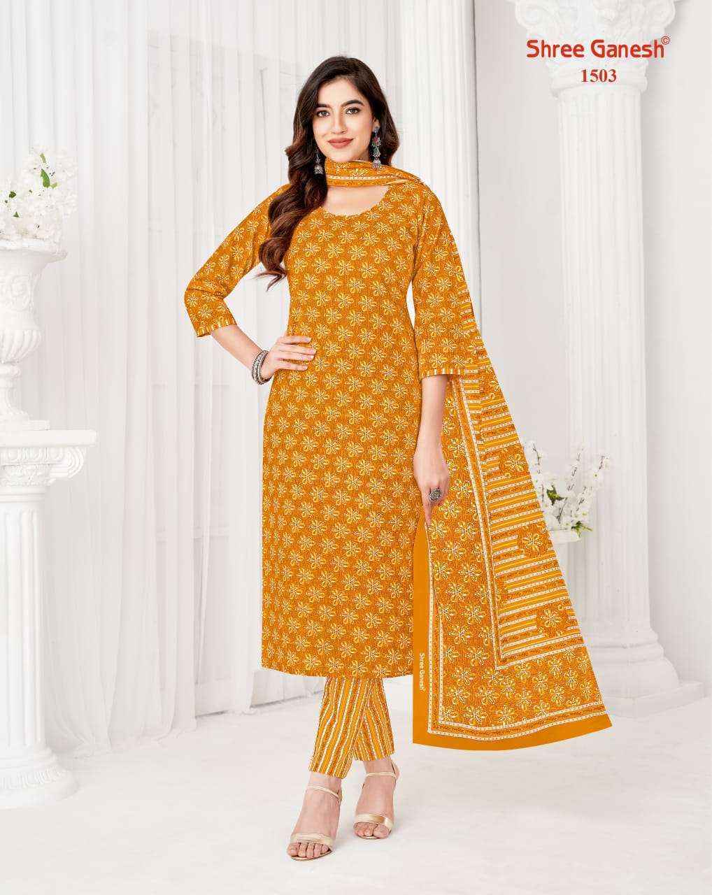 Shree Ganesh Vaani Vol 5 Cotton Salwar Kameez Latest Catalog ( 20 pcs Catalogue )
