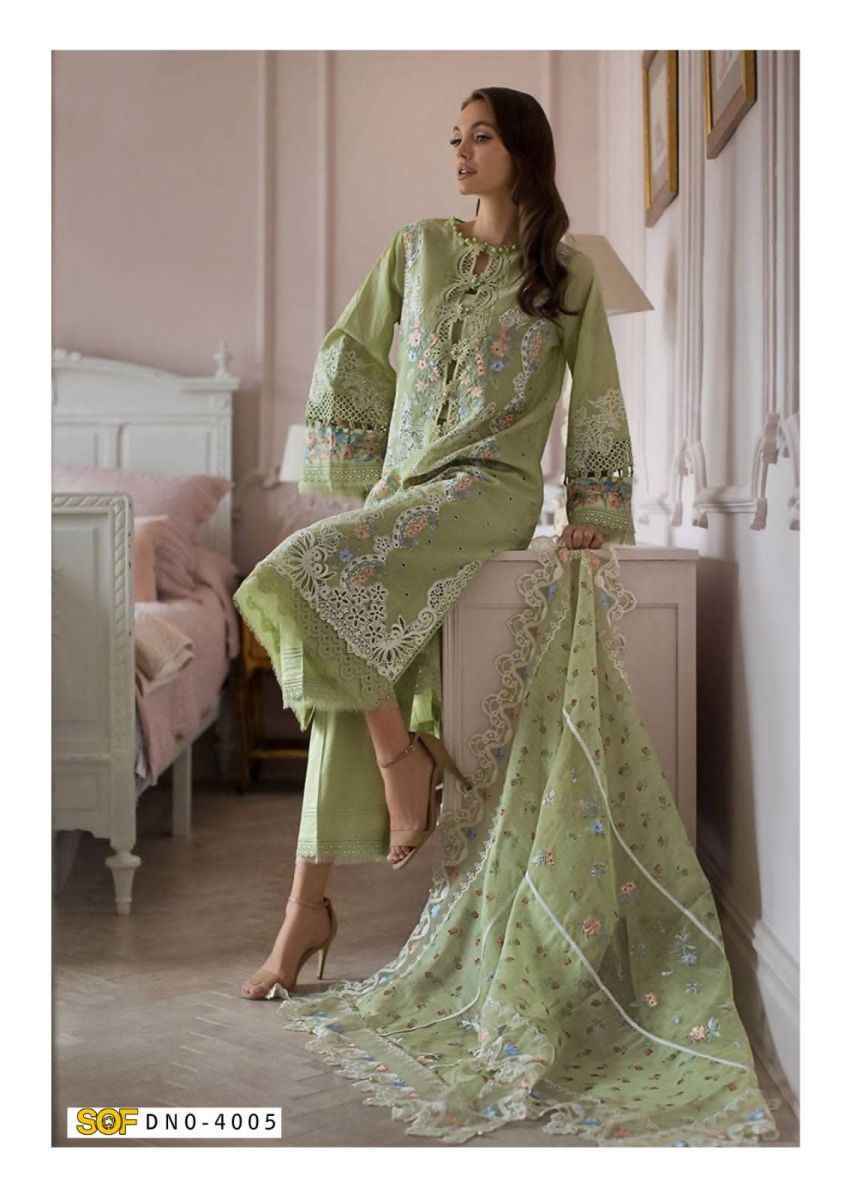 Shree Om Fab Aliya B Vol 4 Lawn Cotton Ladies Dress Material ( 6 pcs Catalogue )