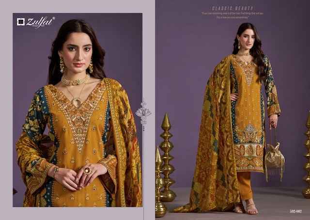 Zulfat Aayat Vol 3 Viscose Rayon Dress Material 6 pcs Catalogue