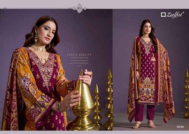 Zulfat Aayat Vol 3 Viscose Rayon Dress Material 6 pcs Catalogue