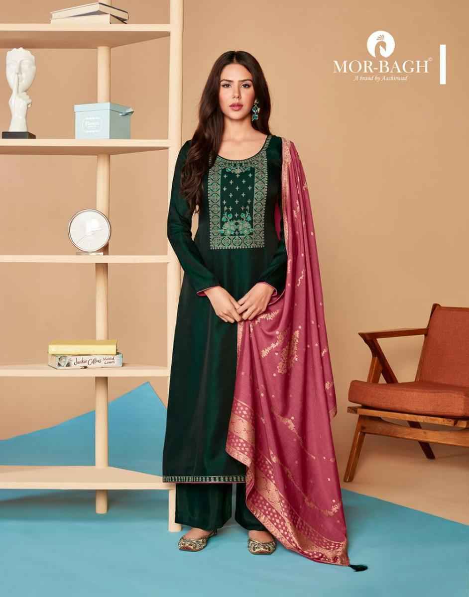 Aashirwad Mor Bagh Saaras Silk Dress Material wholesale price ( 6 pcs catalog )