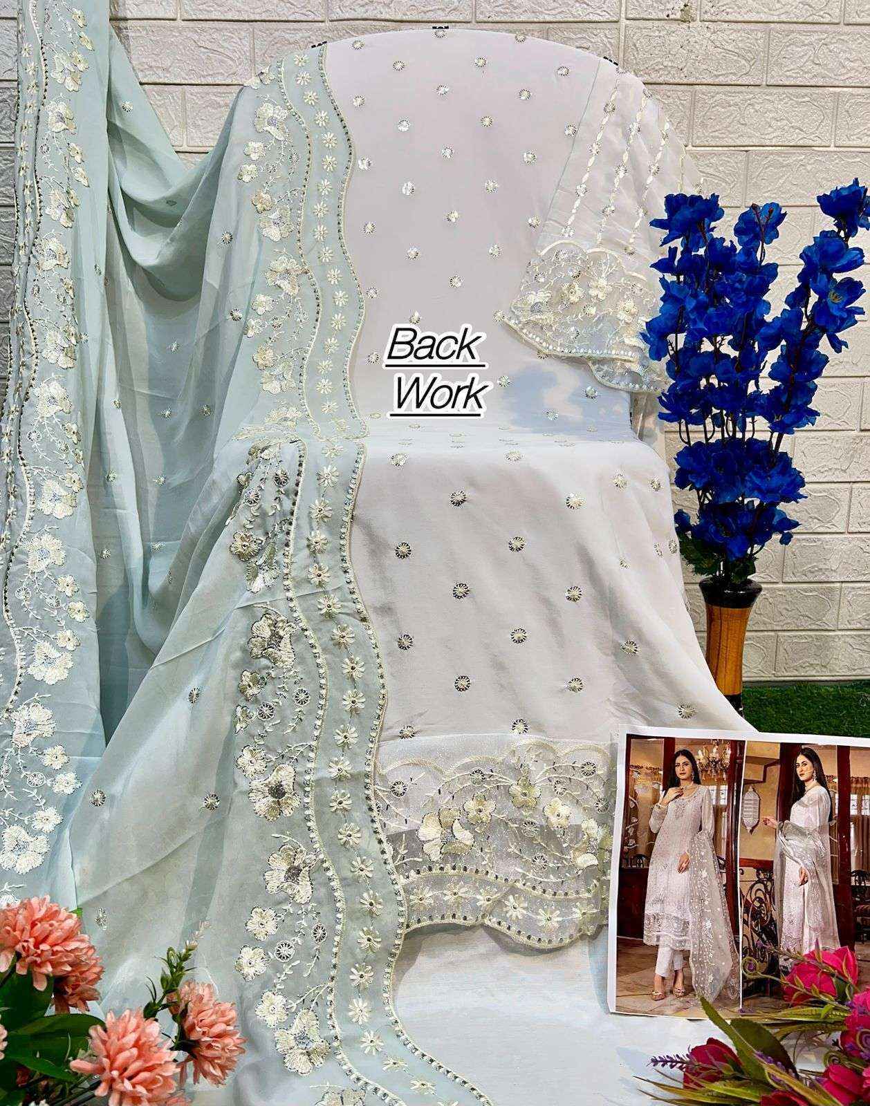 AL Khushbu Afifa Vol 2 Georgette Dress Material wholesale price ( 3 pcs catalog )