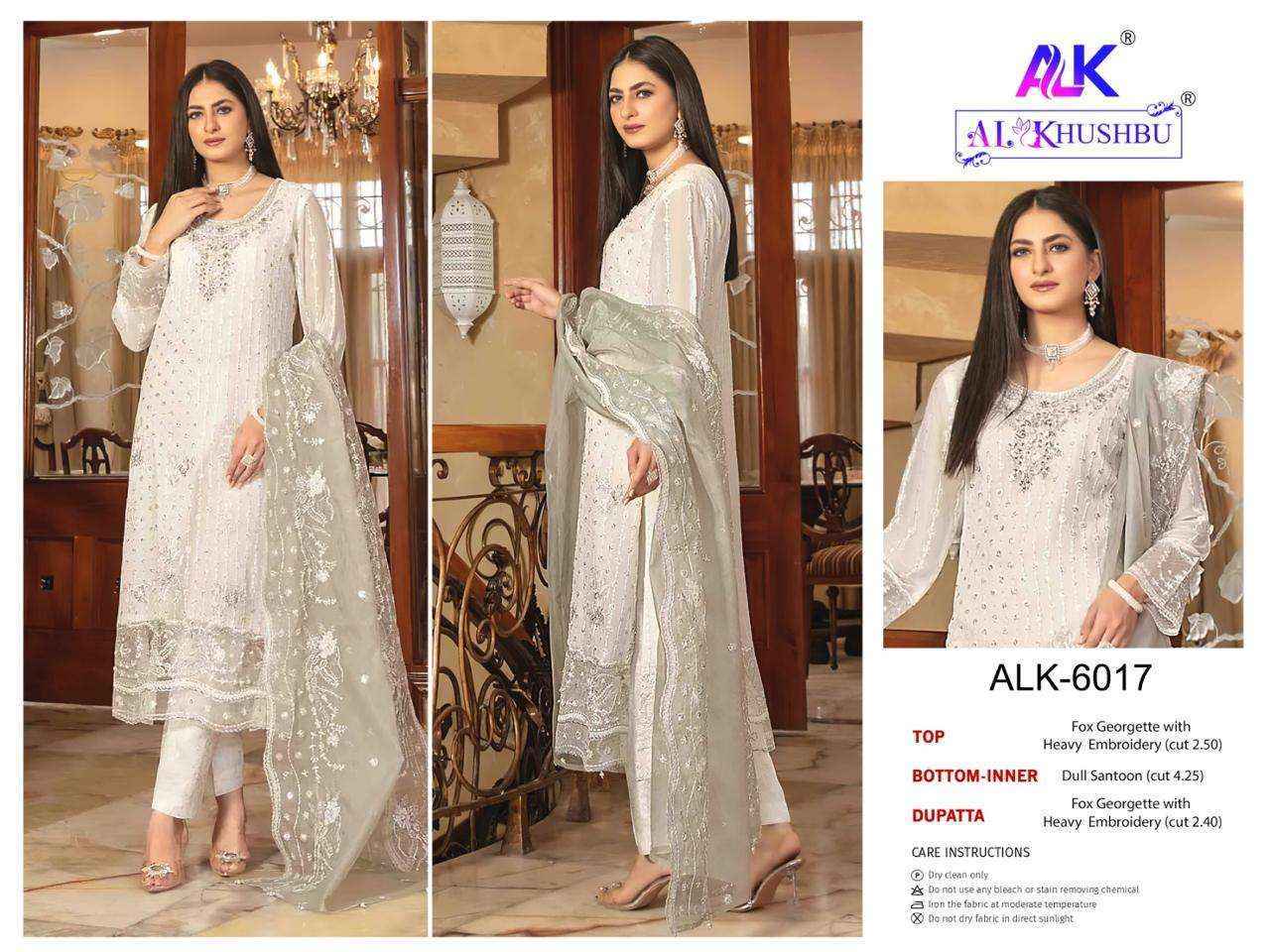 AL Khushbu Afifa Vol 2 Georgette Dress Material wholesale price ( 3 pcs catalog )