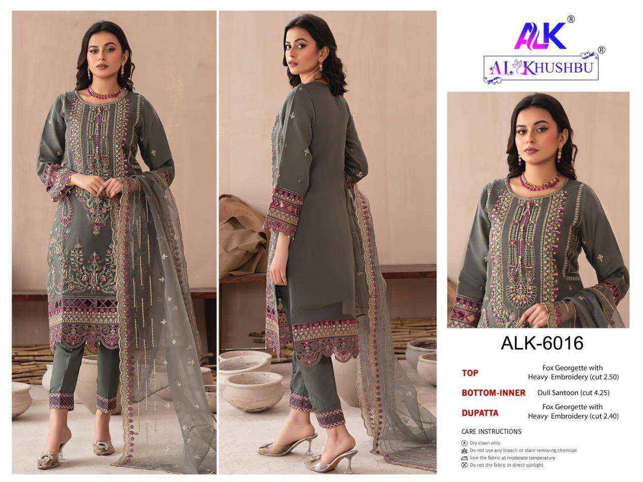 AL Khushbu Afifa Vol 2 Georgette Dress Material wholesale price ( 3 pcs catalog )