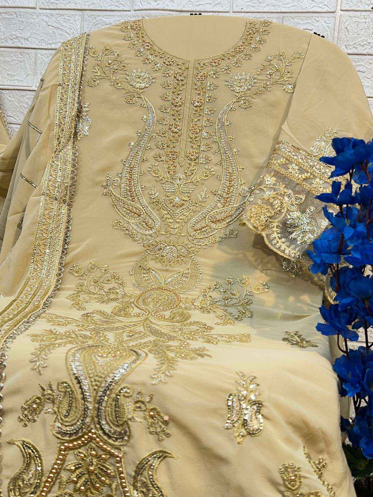 AL Khushbu Afifa Vol 2 Georgette Dress Material wholesale price ( 3 pcs catalog )