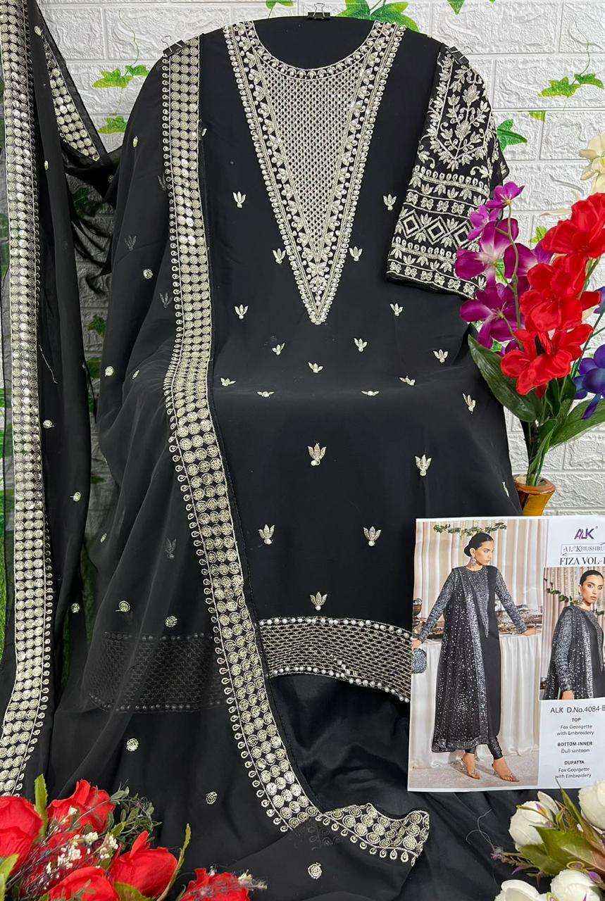 Al Khushbu Fiza Vol 1 Georgette Dress Material Wholesale Price ( 3 Pcs Catalog )
