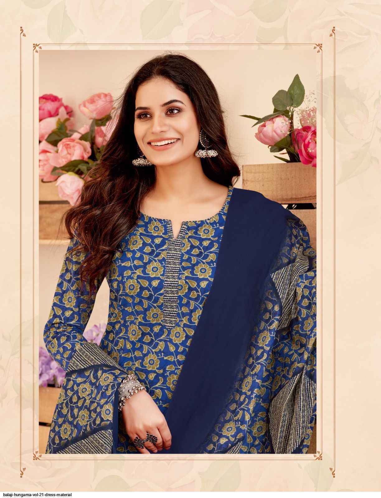 Balaji Cotton Hangama Vol 21 Wholesale Salwar Suits ( 12 pcs Catalogue )