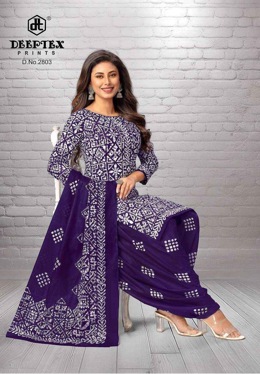 Deeptex Prints Batik Plus Vol 28 Wholesale Cotton Salwar Suits (10 pcs Catalogue )