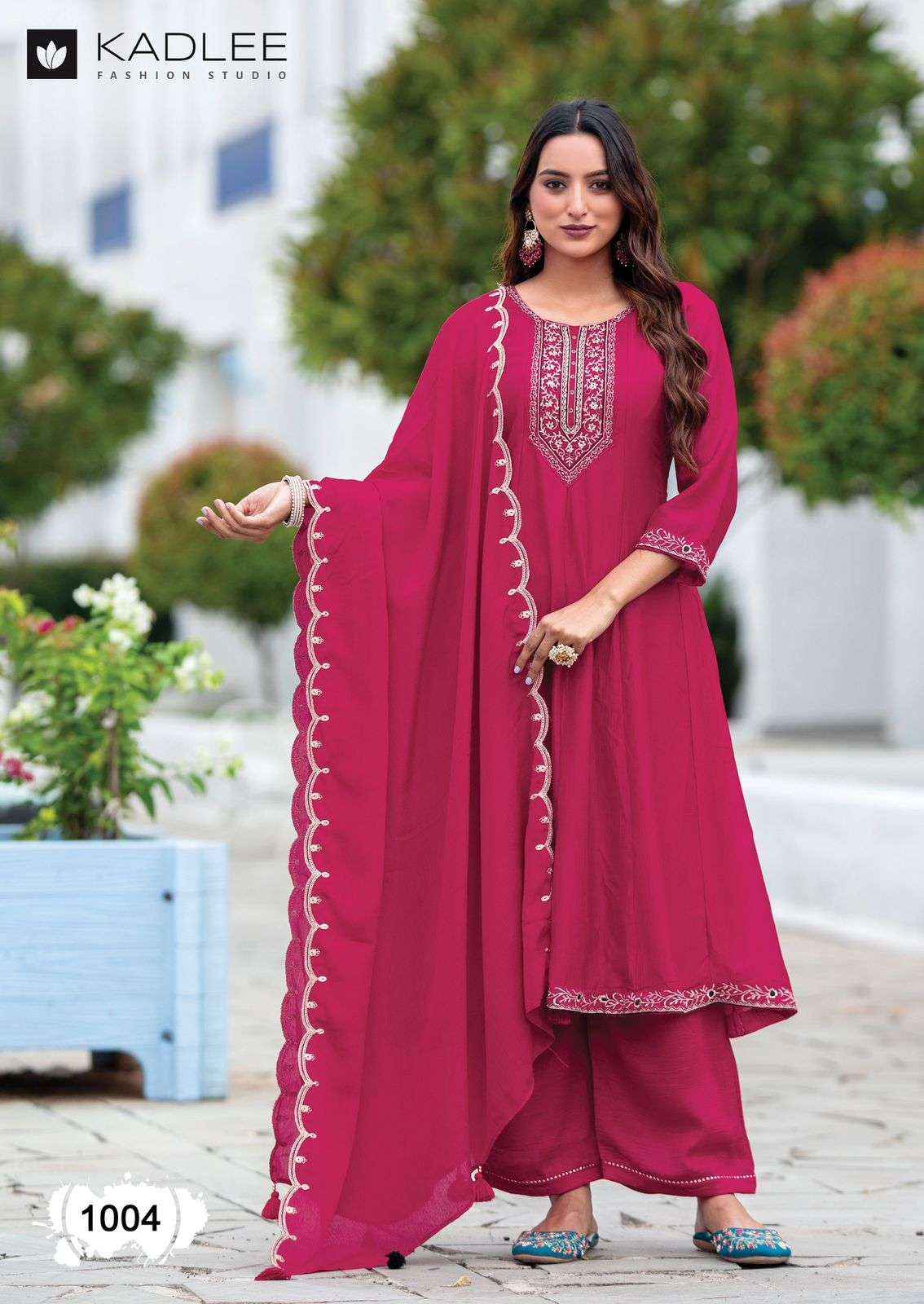 Kadlee Fashion Afsaana Wholesale Vichitra Designer Readymade Suits ( 4 Pcs Catalogue )