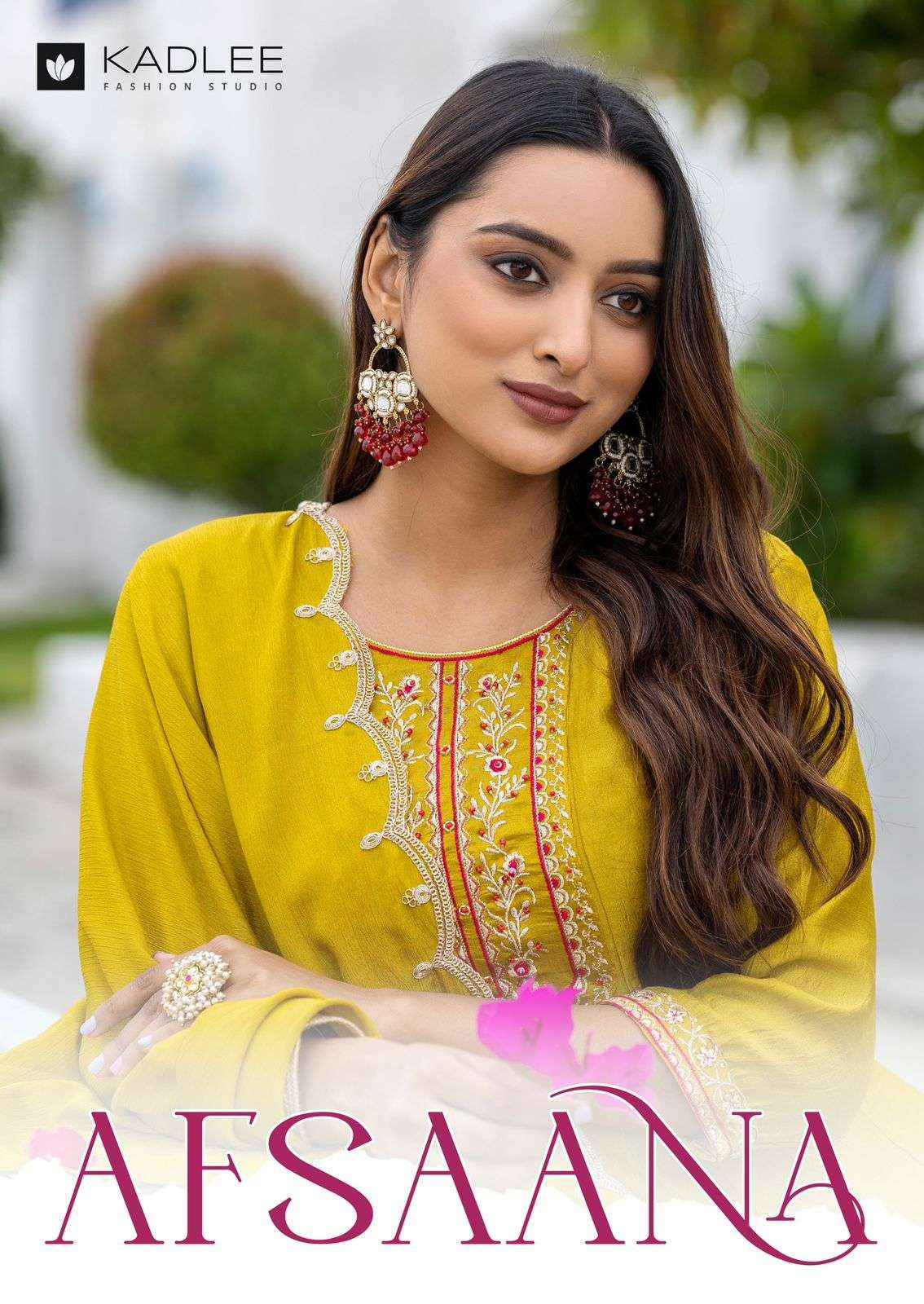 Kadlee Fashion Afsaana Wholesale Vichitra Designer Readymade Suits ( 4 Pcs Catalogue )