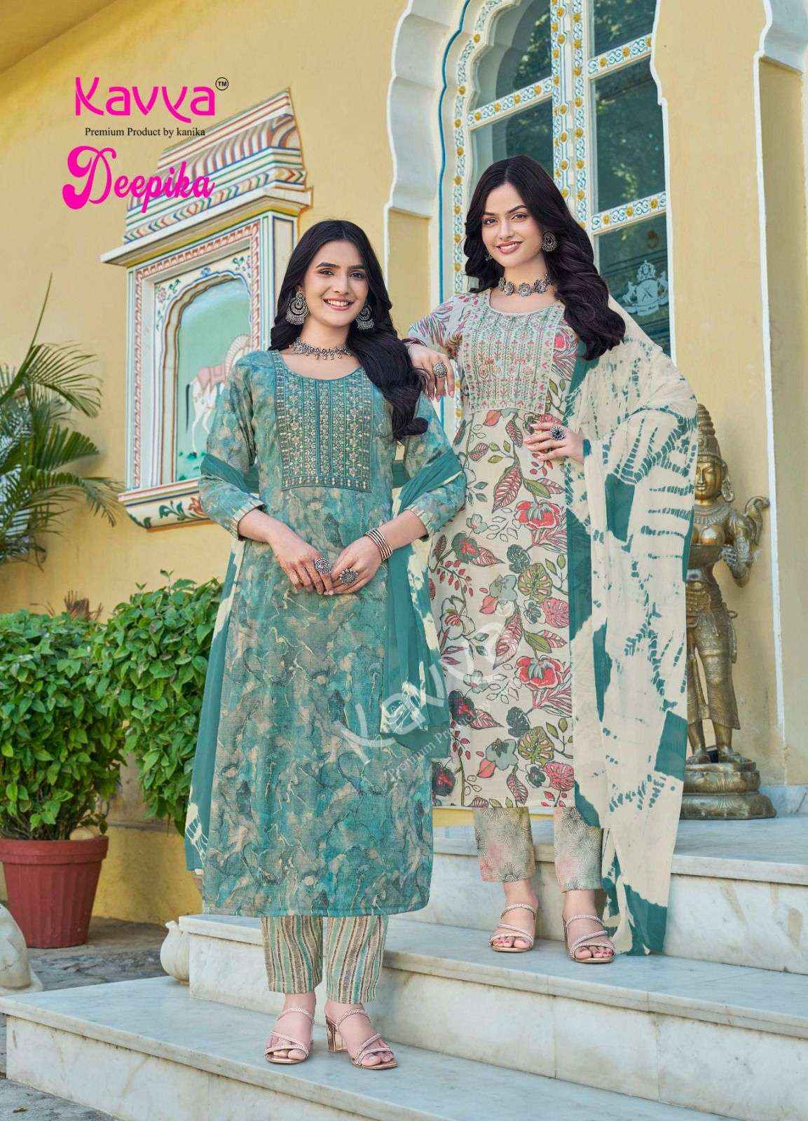 Kavya Deepika Vol 32 Wholesale Readymade Suits ( 10 Pcs Catalogue )