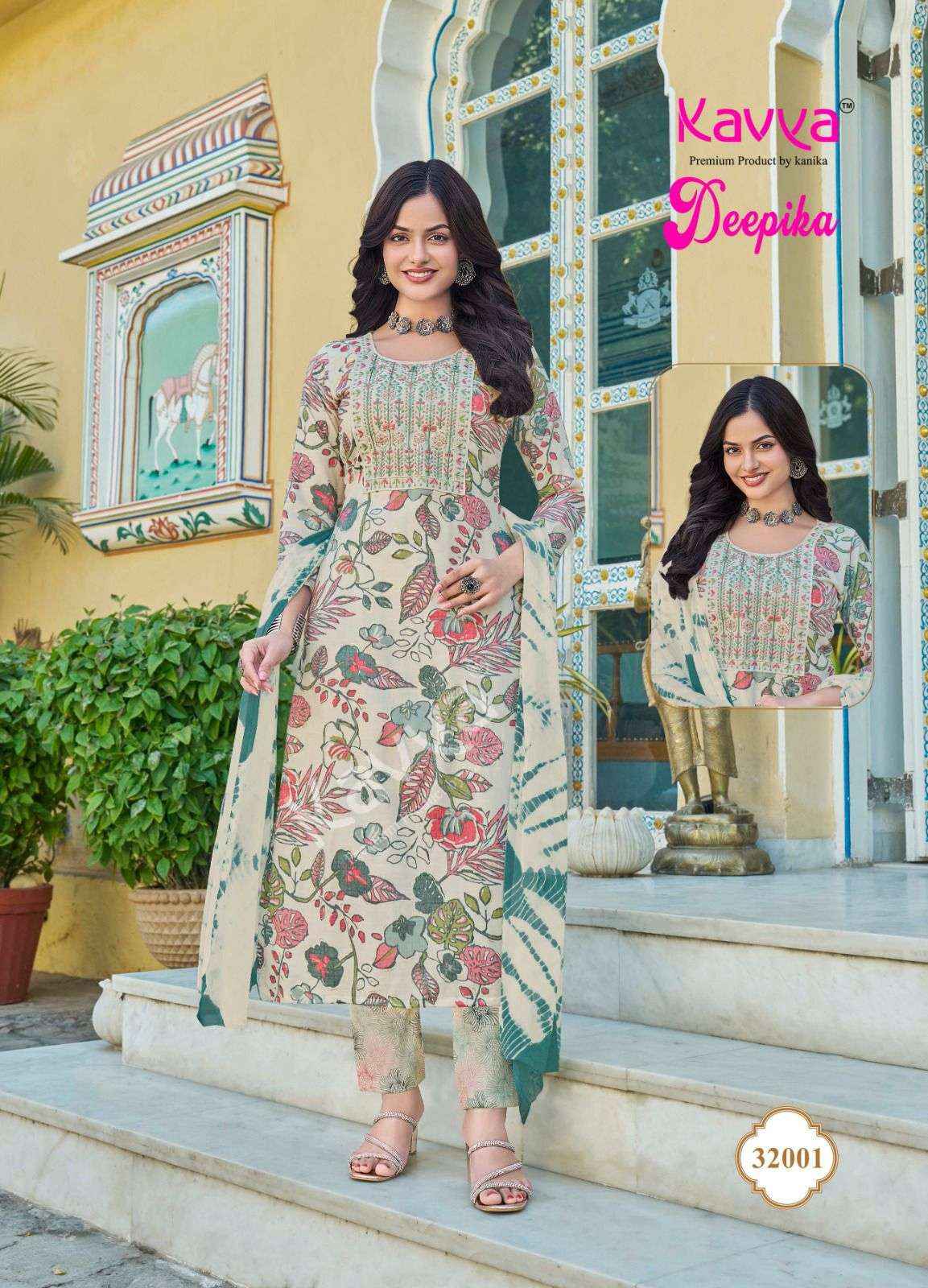 Kavya Deepika Vol 32 Wholesale Readymade Suits ( 10 Pcs Catalogue )