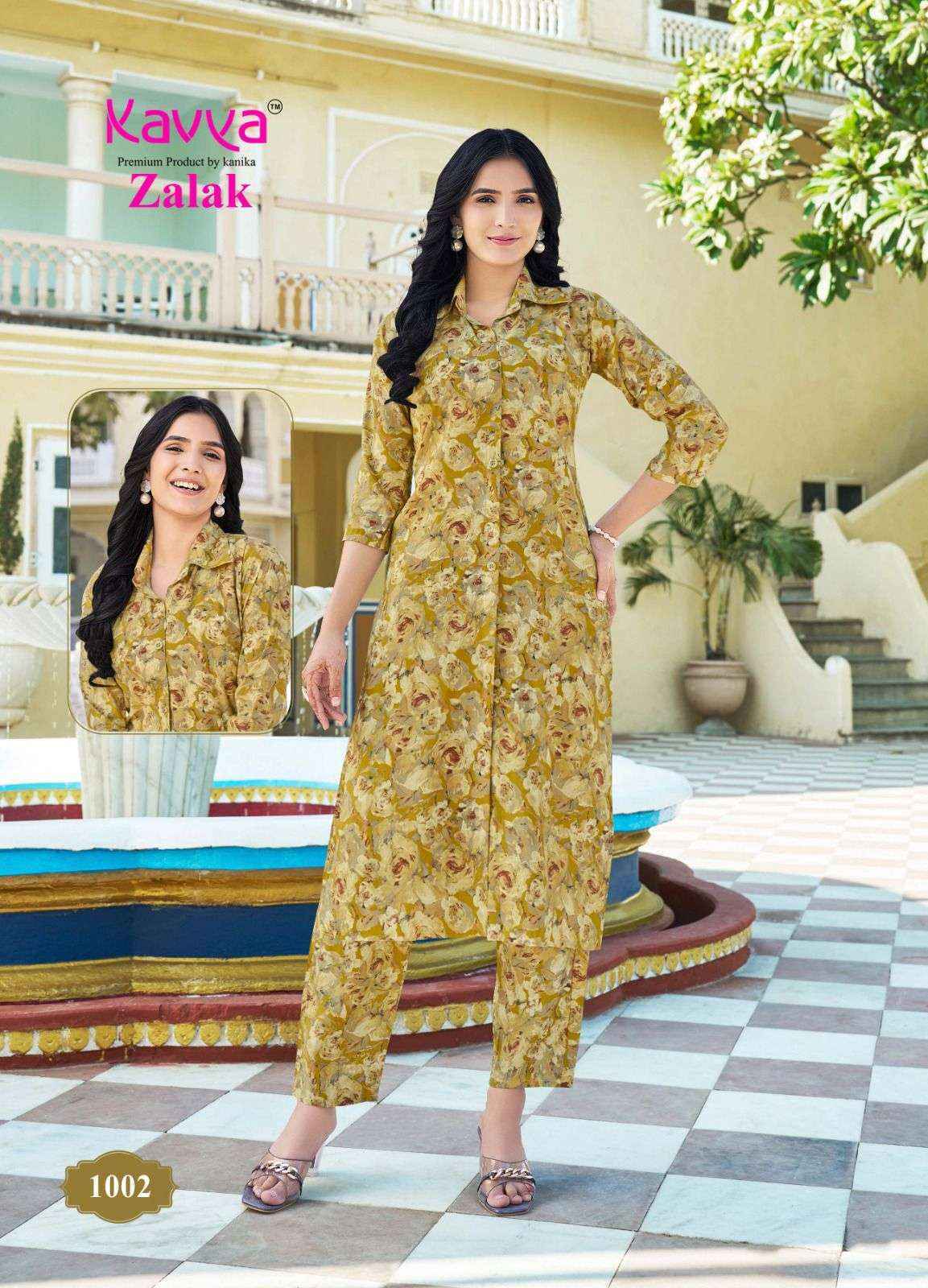 Kavya Zalak Chanderi Top With Bottom Wholesale Price ( 10 pcs Catalogue )