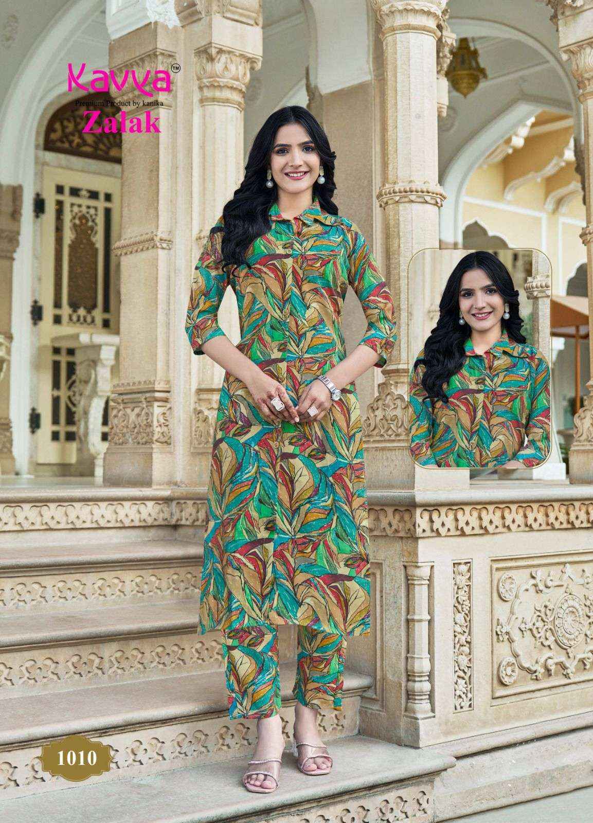 Kavya Zalak Chanderi Top With Bottom Wholesale Price ( 10 pcs Catalogue )