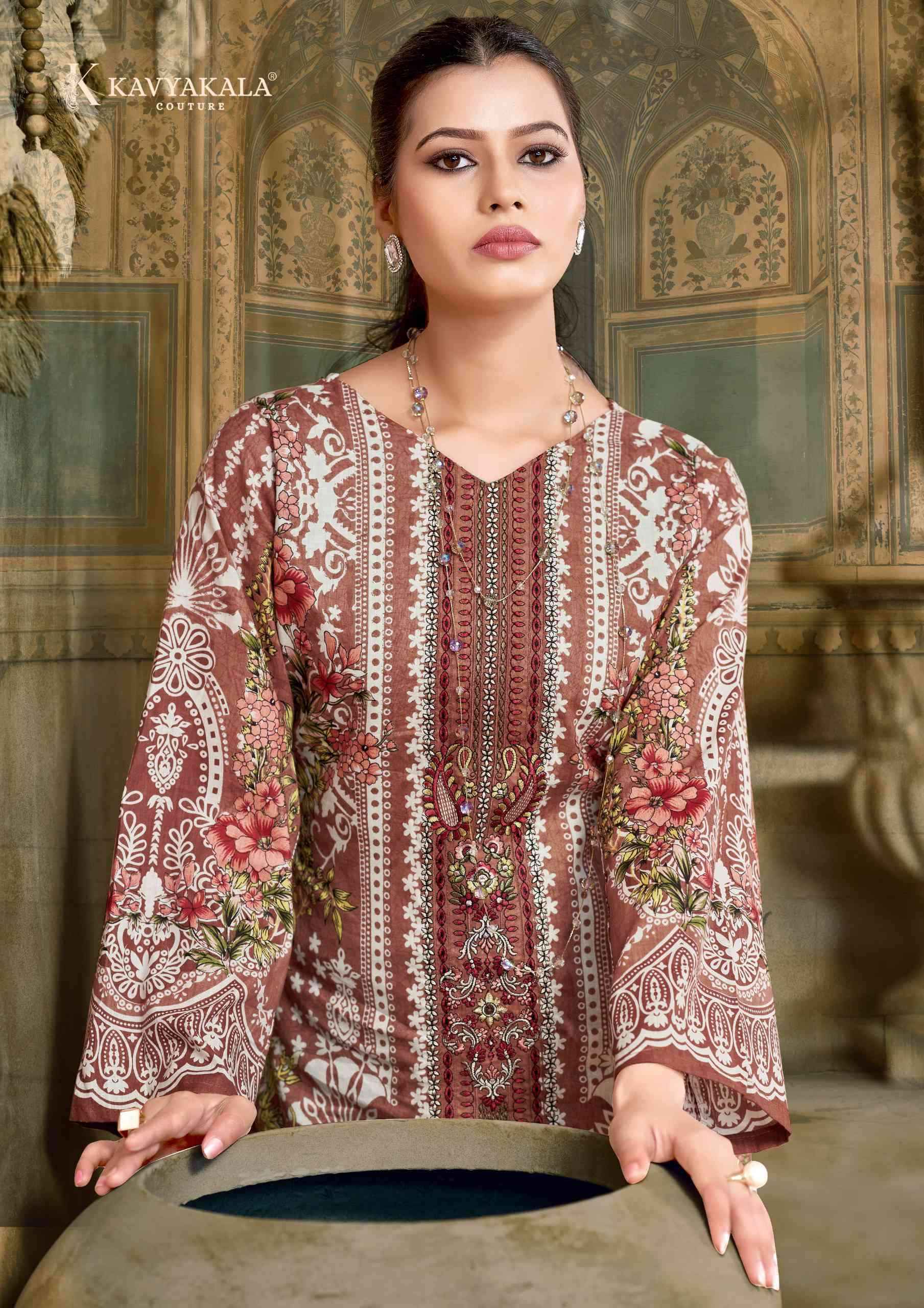 Kavyakala Anarkali Vol 6 Digital Prints Cotton Salwar Kameez ( 8 Pcs Catalogue )
