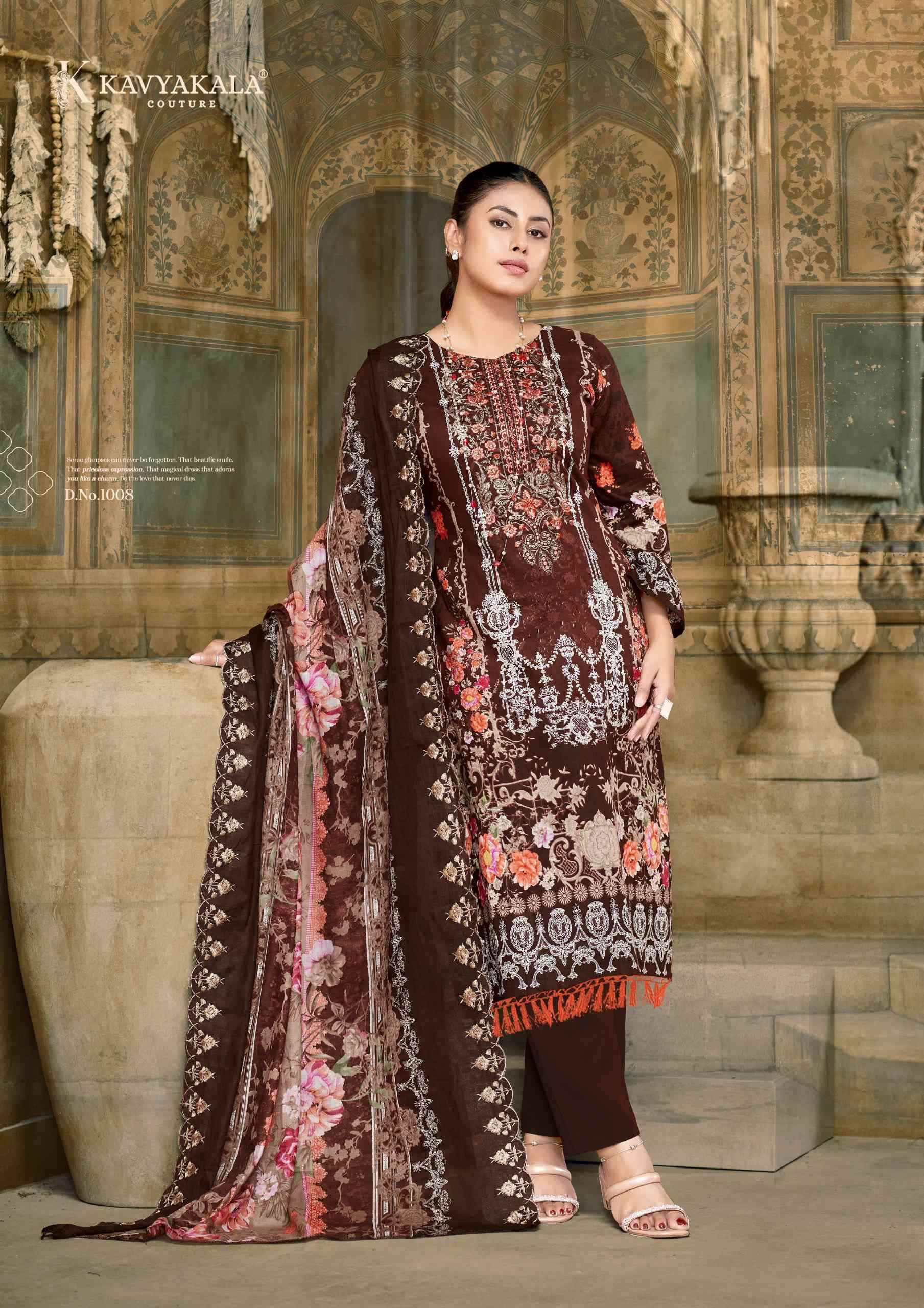 Kavyakala Anarkali Vol 6 Digital Prints Cotton Salwar Kameez ( 8 Pcs Catalogue )