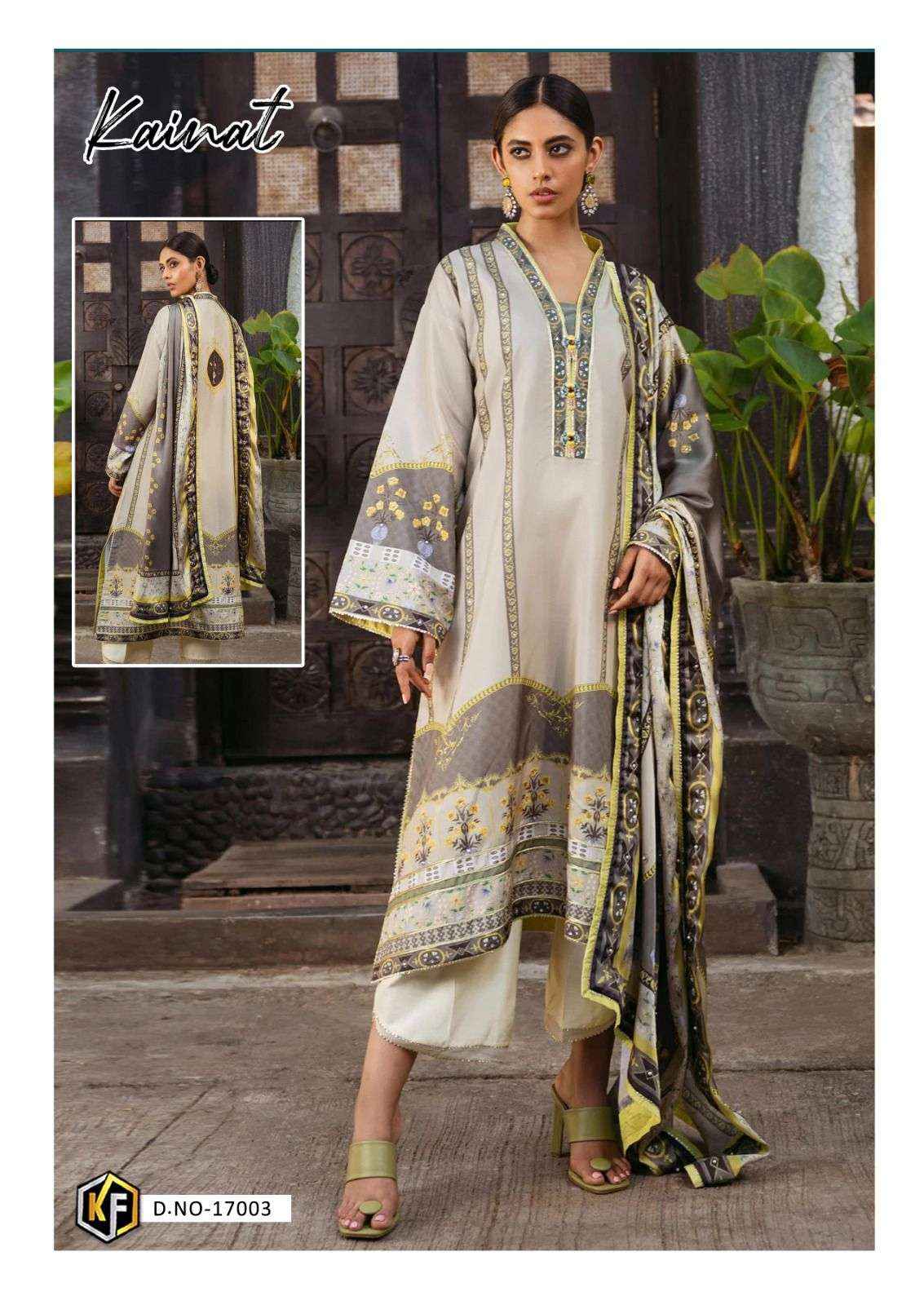 Keval Fab Kainat Vol-17 Wholesale Lawn Cotton Salwar Kameez ( 6 Pcs Catalogue )