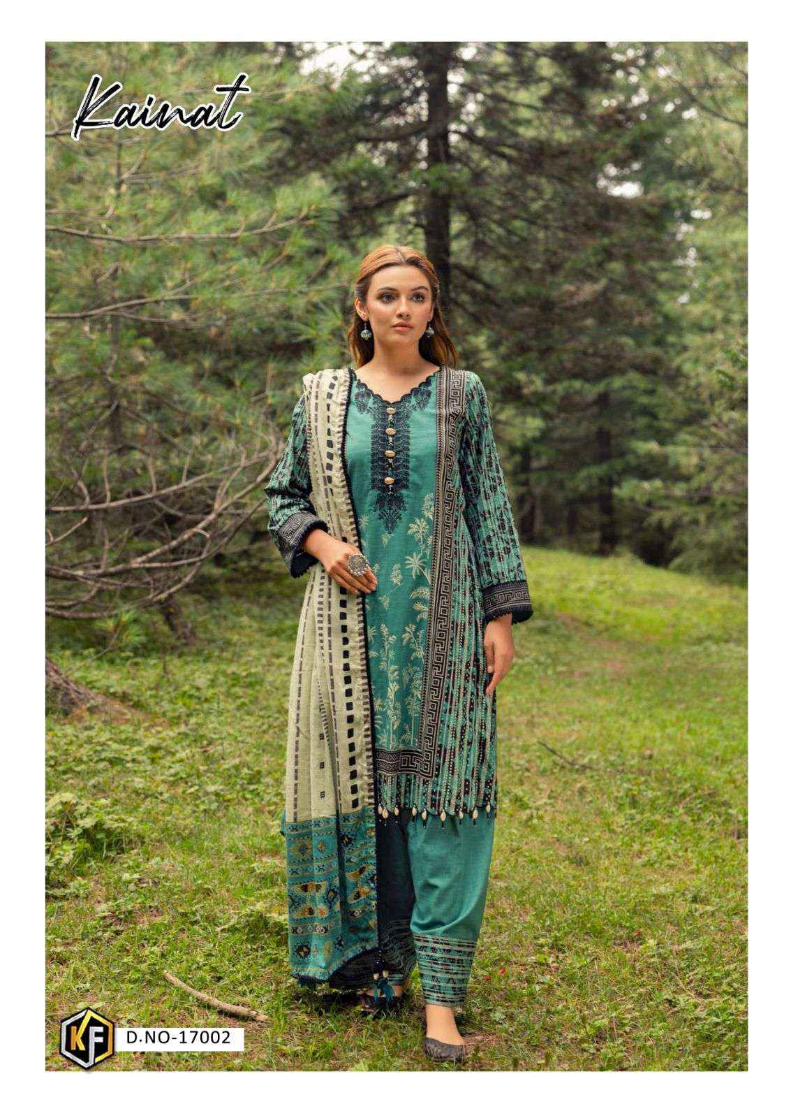 Keval Fab Kainat Vol-17 Wholesale Lawn Cotton Salwar Kameez ( 6 Pcs Catalogue )
