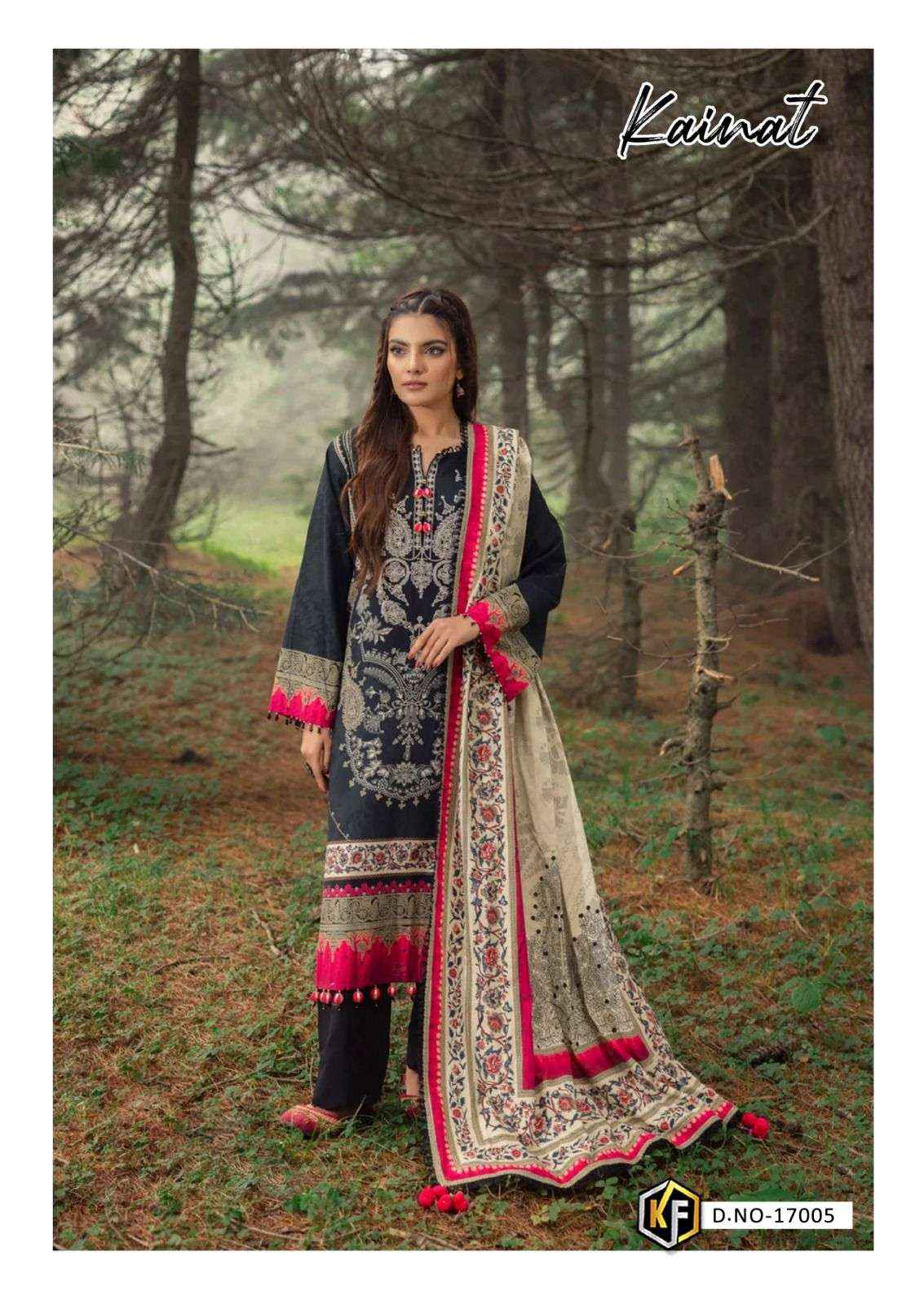 Keval Fab Kainat Vol-17 Wholesale Lawn Cotton Salwar Kameez ( 6 Pcs Catalogue )