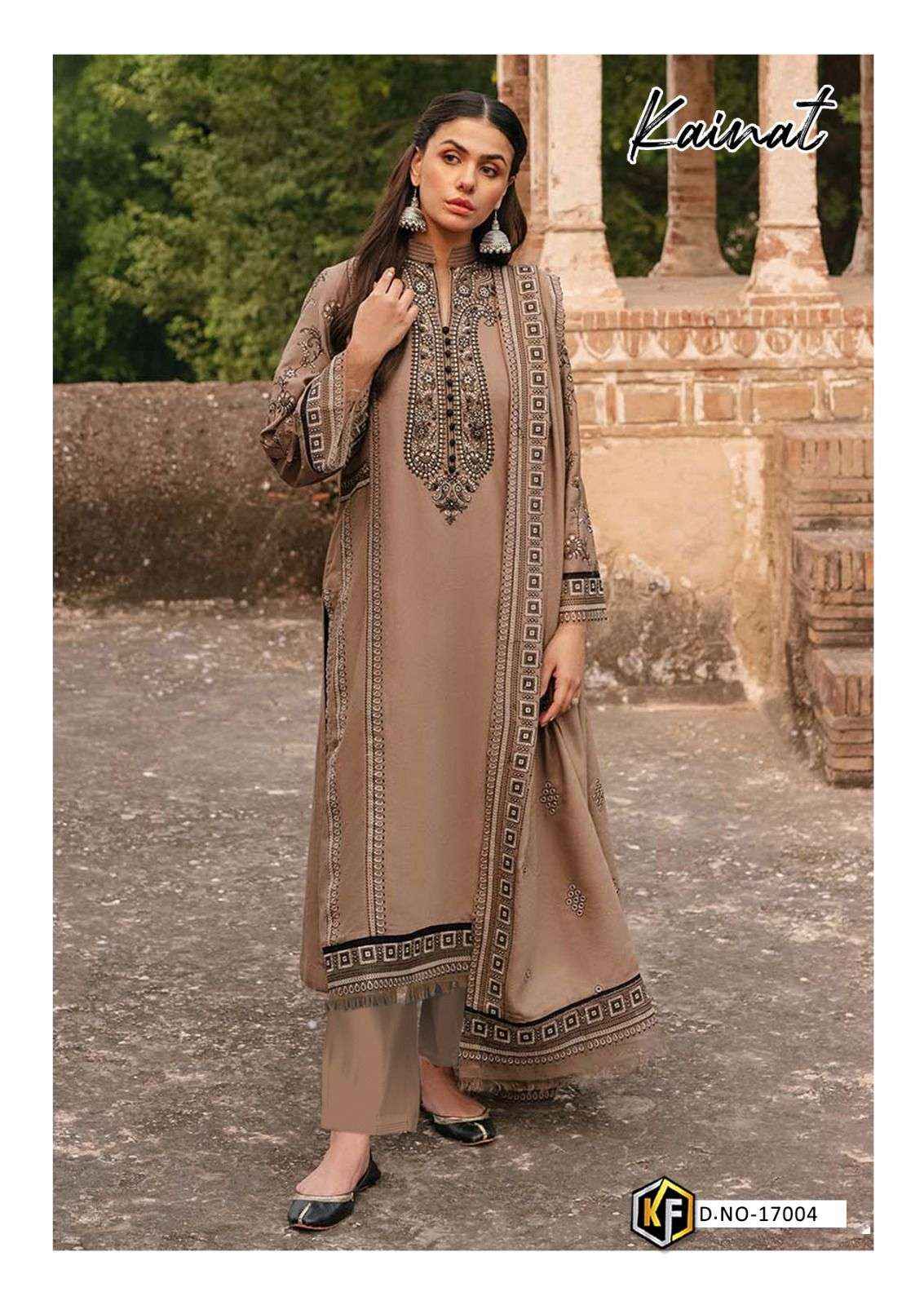 Keval Fab Kainat Vol-17 Wholesale Lawn Cotton Salwar Kameez ( 6 Pcs Catalogue )