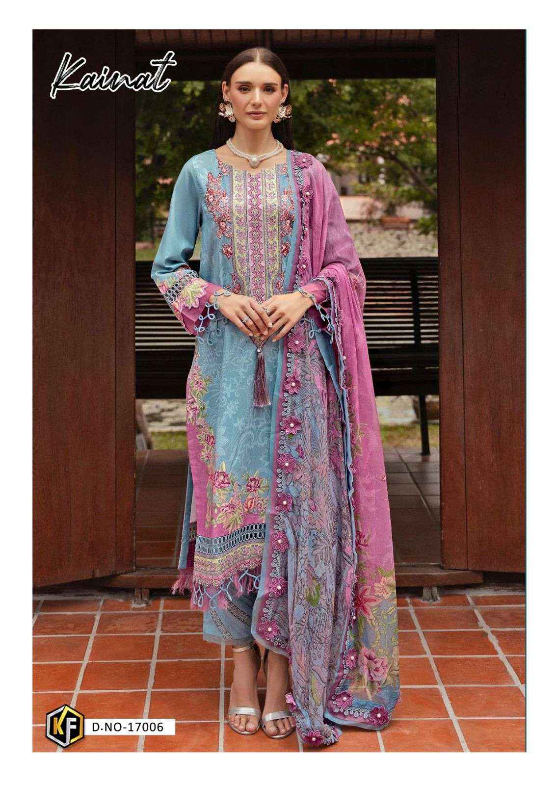 Keval Fab Kainat Vol-17 Wholesale Lawn Cotton Salwar Kameez ( 6 Pcs Catalogue )