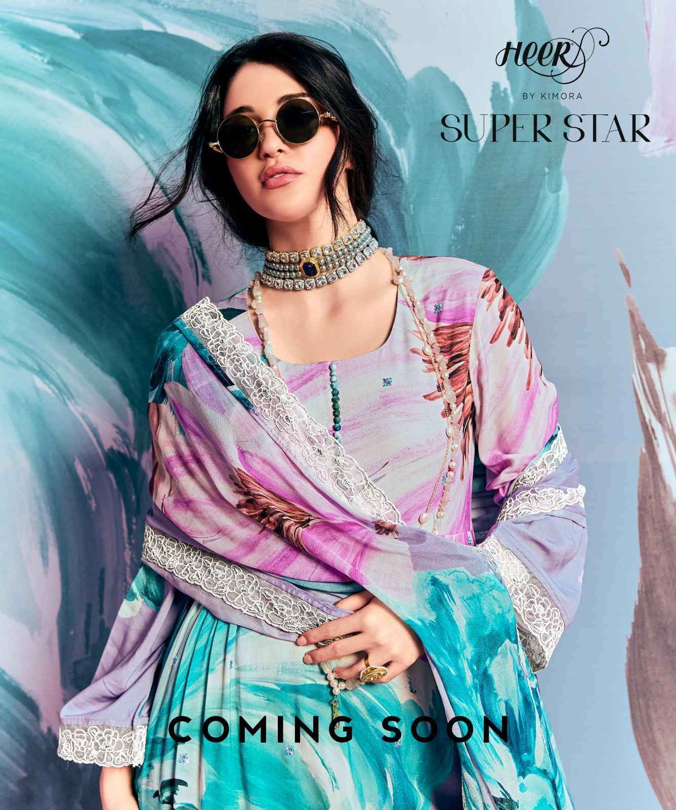 Kimora Heer Super Star Pure Muslin Fancy Ladies Suit wholesale price ( 6 pcs catalog )