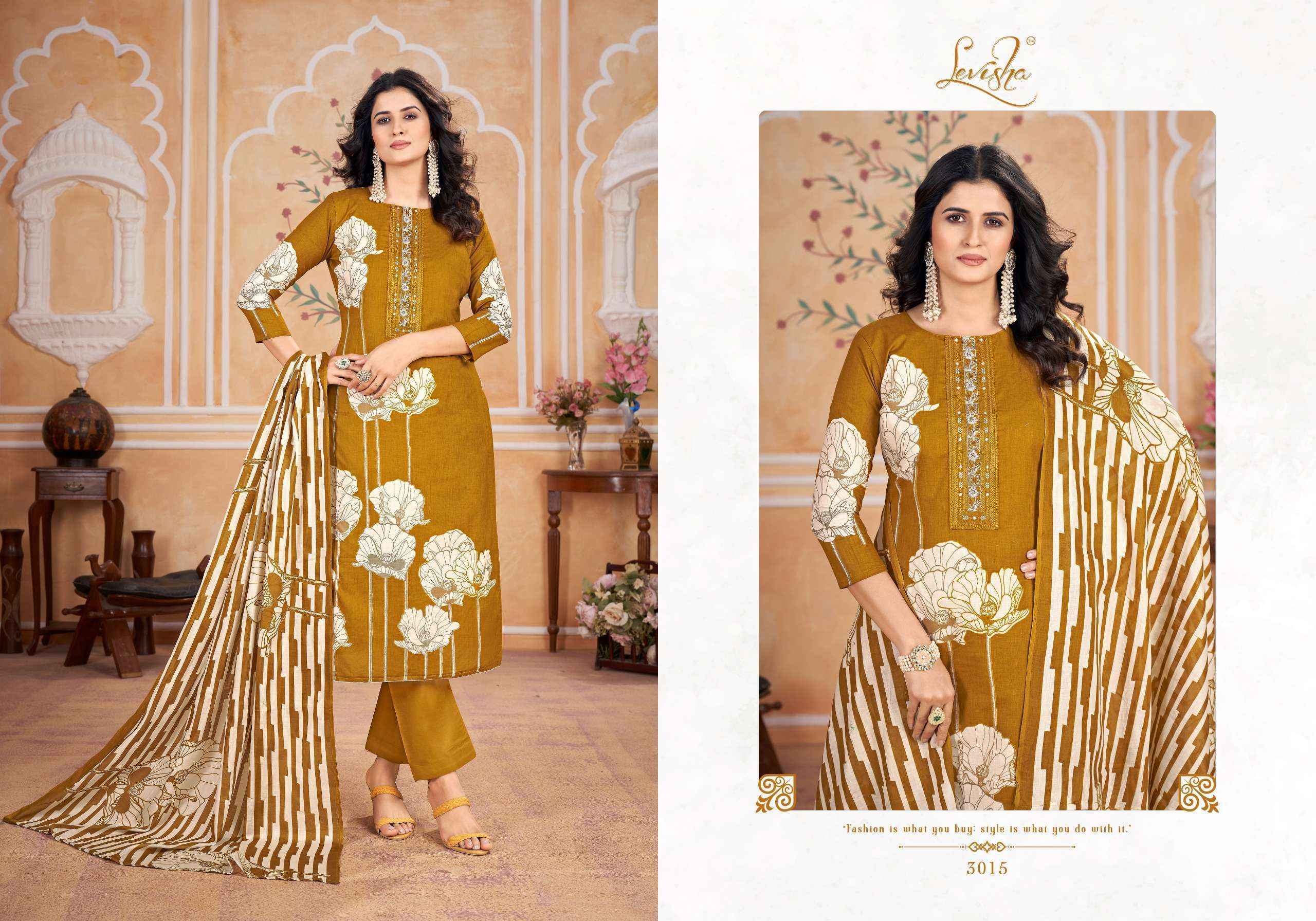 Levisha Dil Bagh Vol 1 Cotton Salwar Kameez Wholesale Price ( 4 pcs Catalogue )
