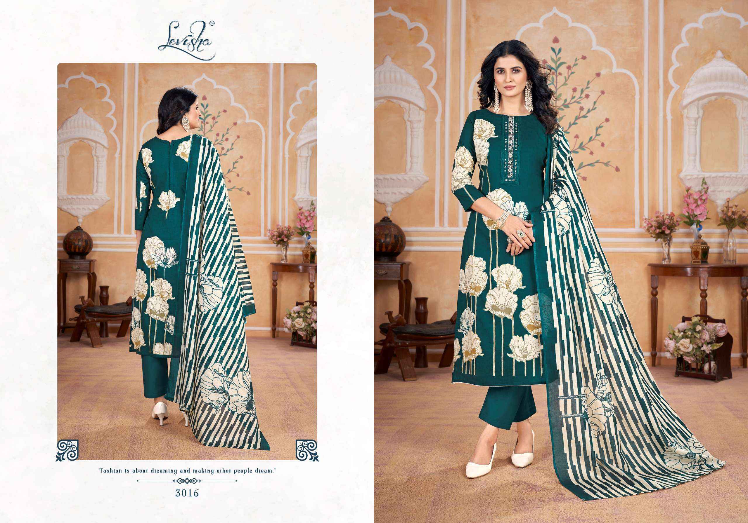Levisha Dil Bagh Vol 1 Cotton Salwar Kameez Wholesale Price ( 4 pcs Catalogue )