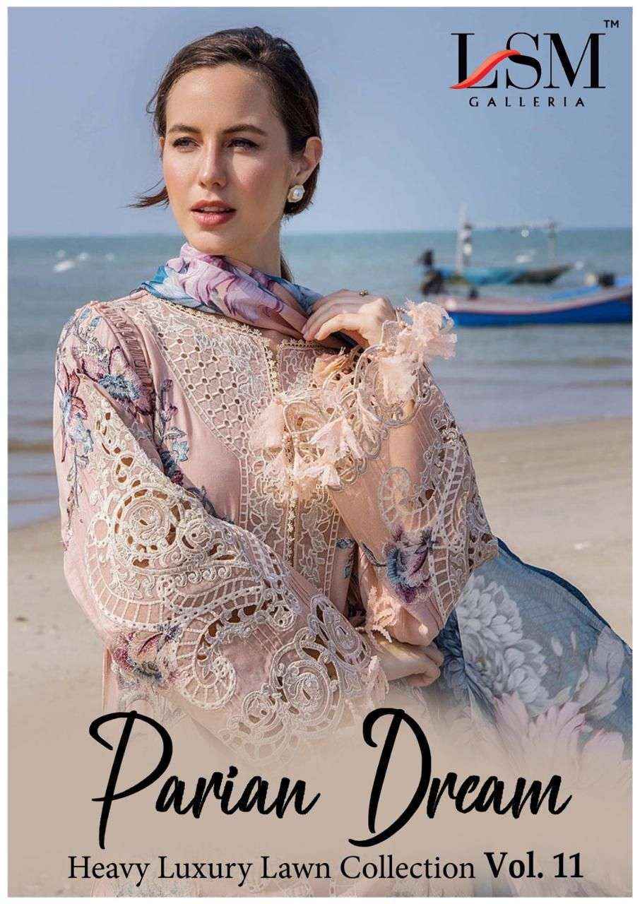 Lsm Galleria Parian Dream Vol-11 Lawn Cotton Pakistani Salwar Kameez ( 6 Pcs Catalogue )