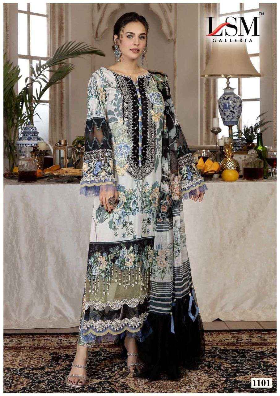 Lsm Galleria Parian Dream Vol-11 Lawn Cotton Pakistani Salwar Kameez ( 6 Pcs Catalogue )