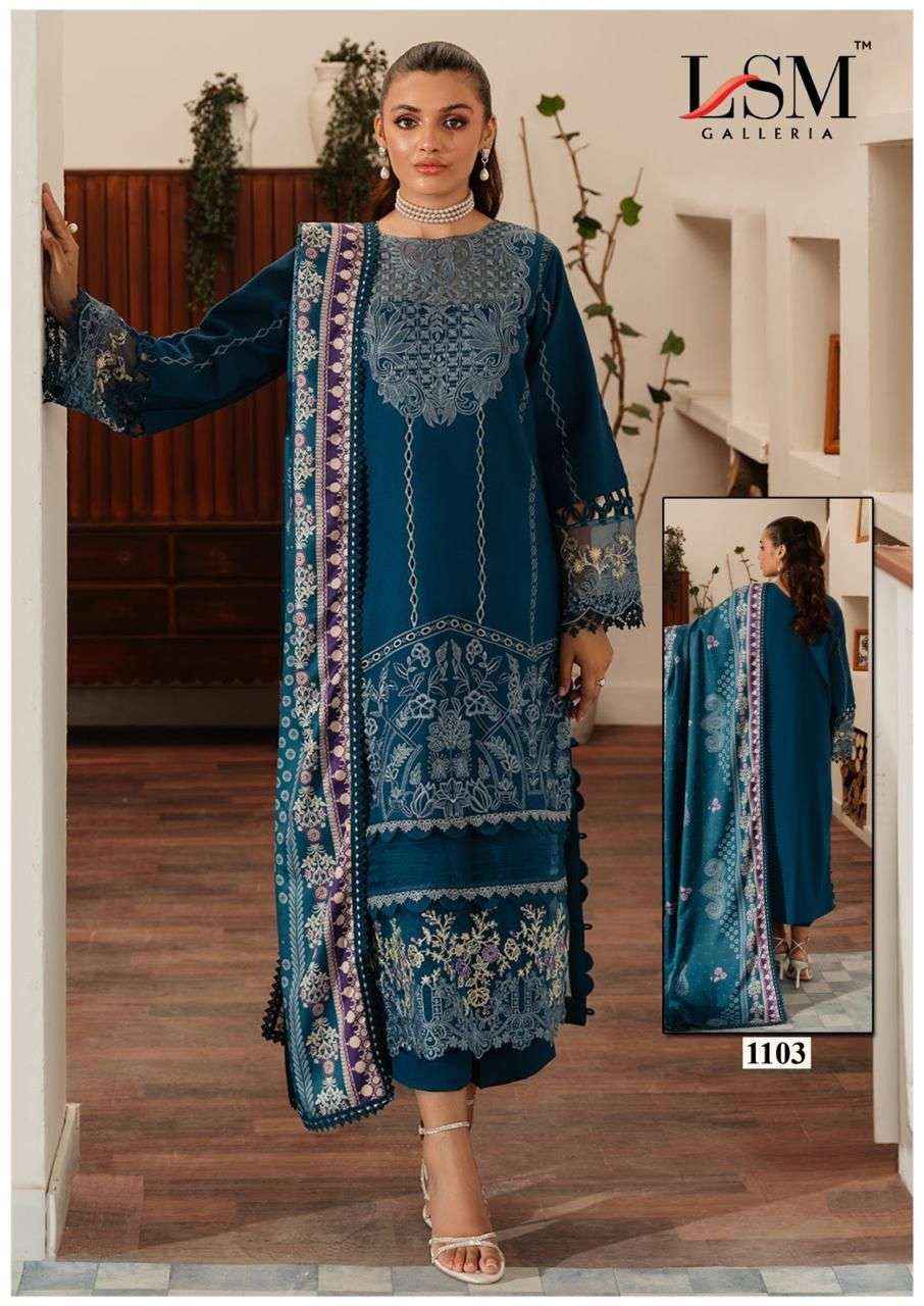 Lsm Galleria Parian Dream Vol-11 Lawn Cotton Pakistani Salwar Kameez ( 6 Pcs Catalogue )