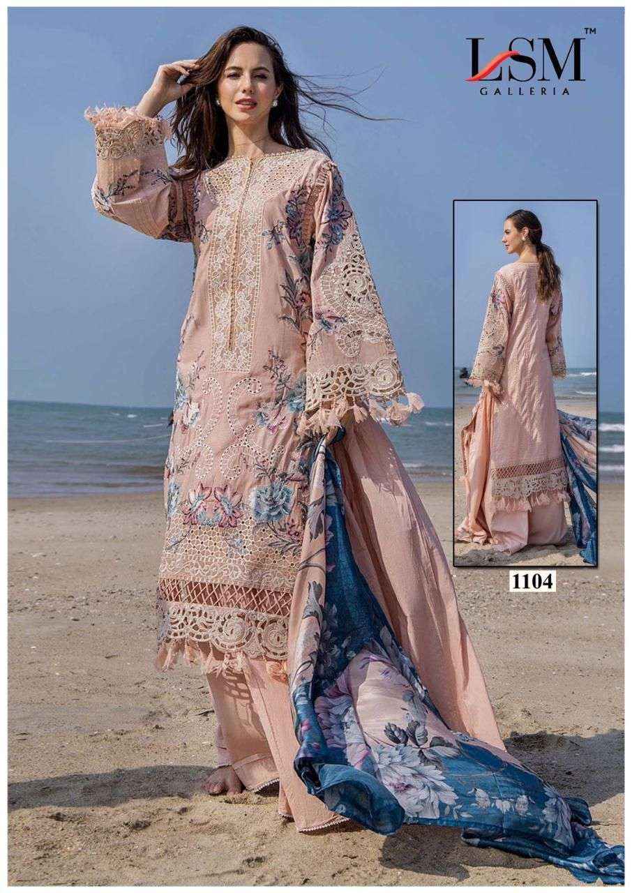 Lsm Galleria Parian Dream Vol-11 Lawn Cotton Pakistani Salwar Kameez ( 6 Pcs Catalogue )