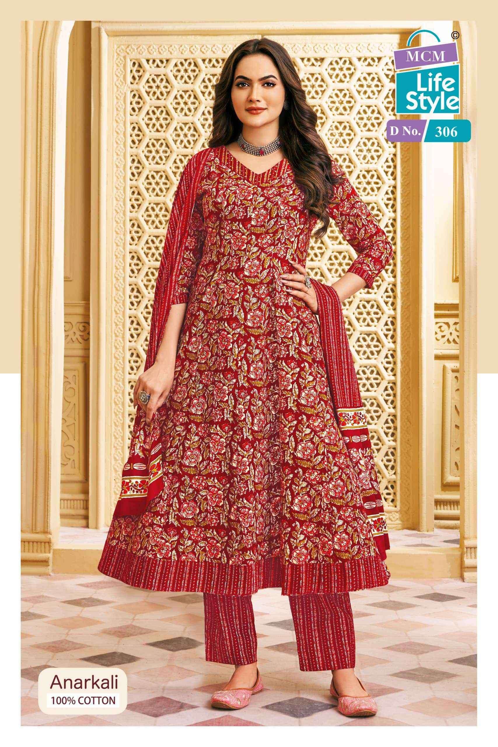 Mcm Anarkali vol 3 Readymade suits ( 10 pcs catalogue )