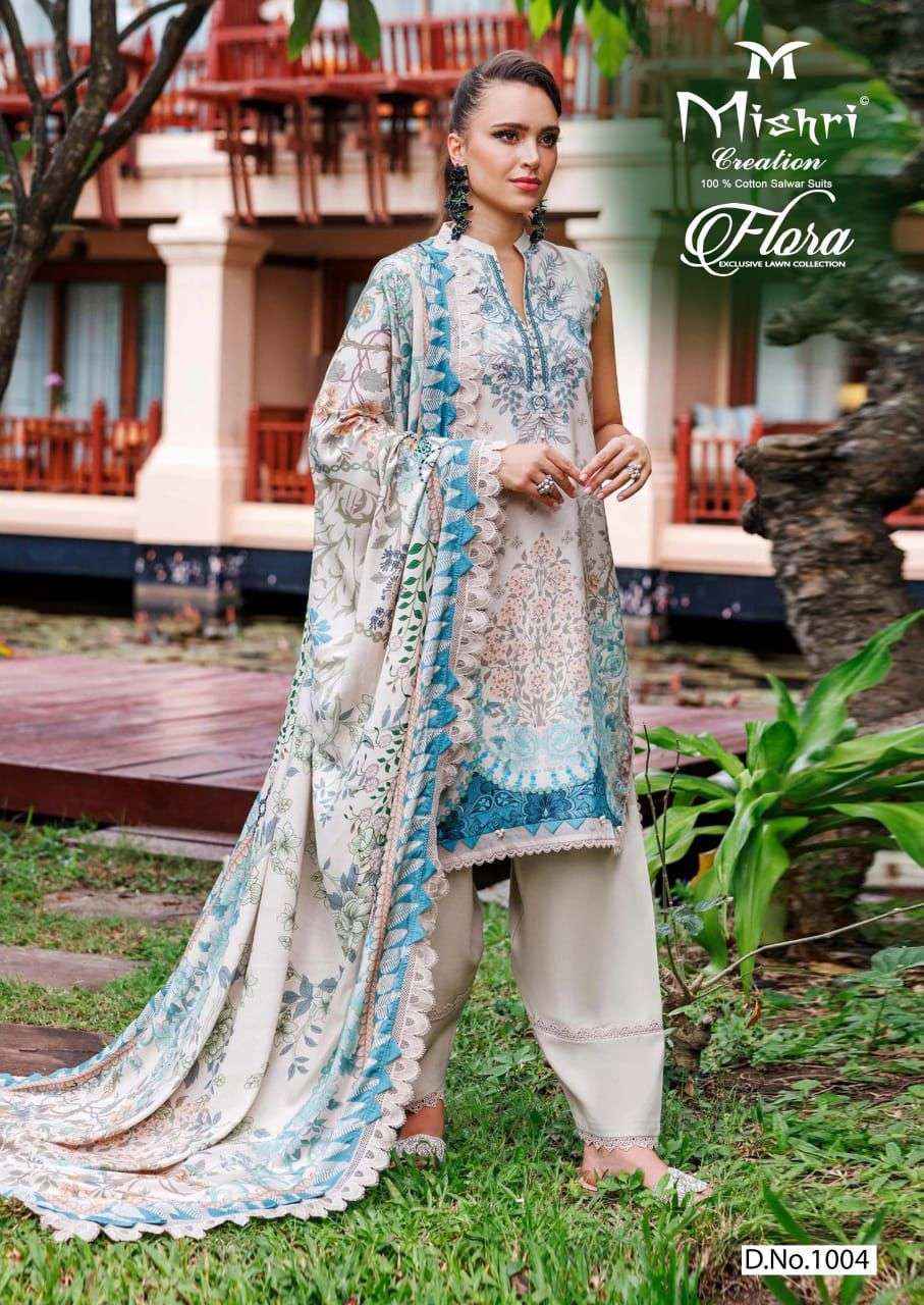 Mishri Creation Flora Vol 1 Wholesale Lawn Cotton Dress Material ( 6 pcs Catalogue )