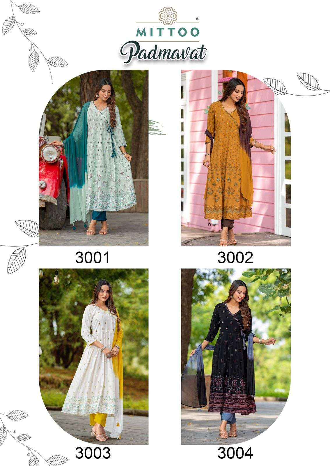Mittoo Fashion Padmavat Wholesale Designer Readymade Gawn ( 4 Pcs Catalogue )