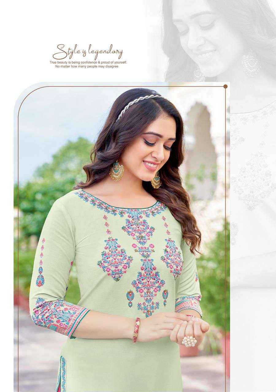 Mittoo Fashion Rihana Vol 3 Wholesale Rayon Kurti With Price ( 6 Pcs Catalogue )