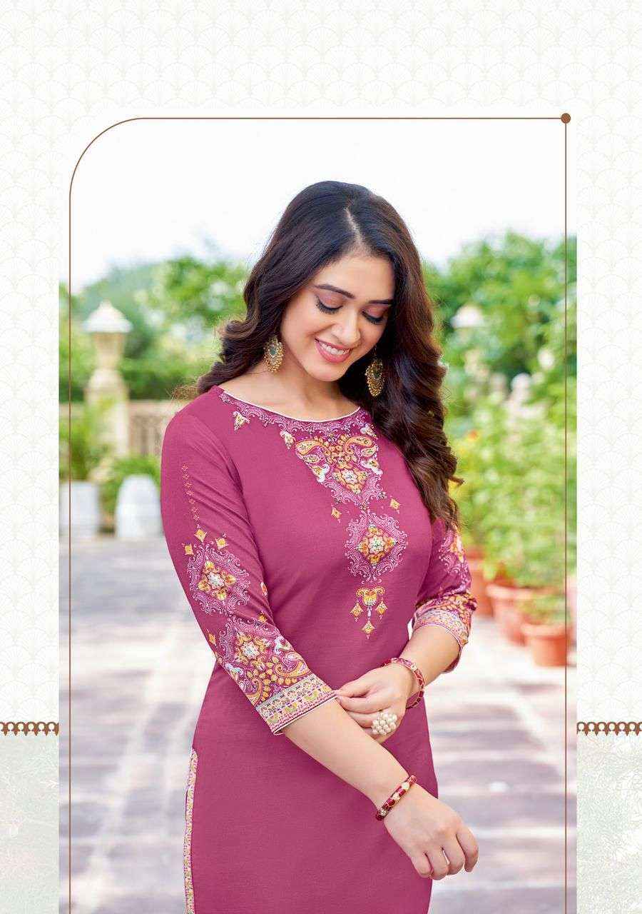 Mittoo Fashion Rihana Vol 3 Wholesale Rayon Kurti With Price ( 6 Pcs Catalogue )