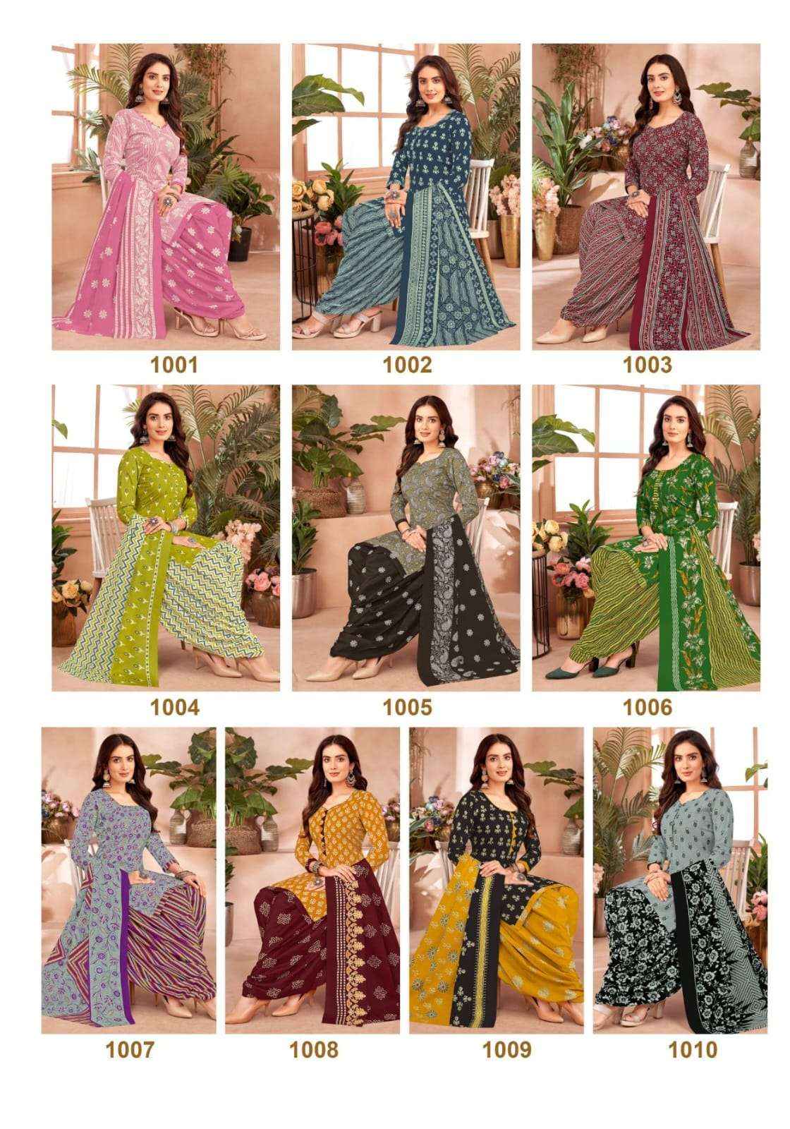 Patidar Kasturi Wholesale Cotton Printed Dress Material ( 8 pcs Catalogue )