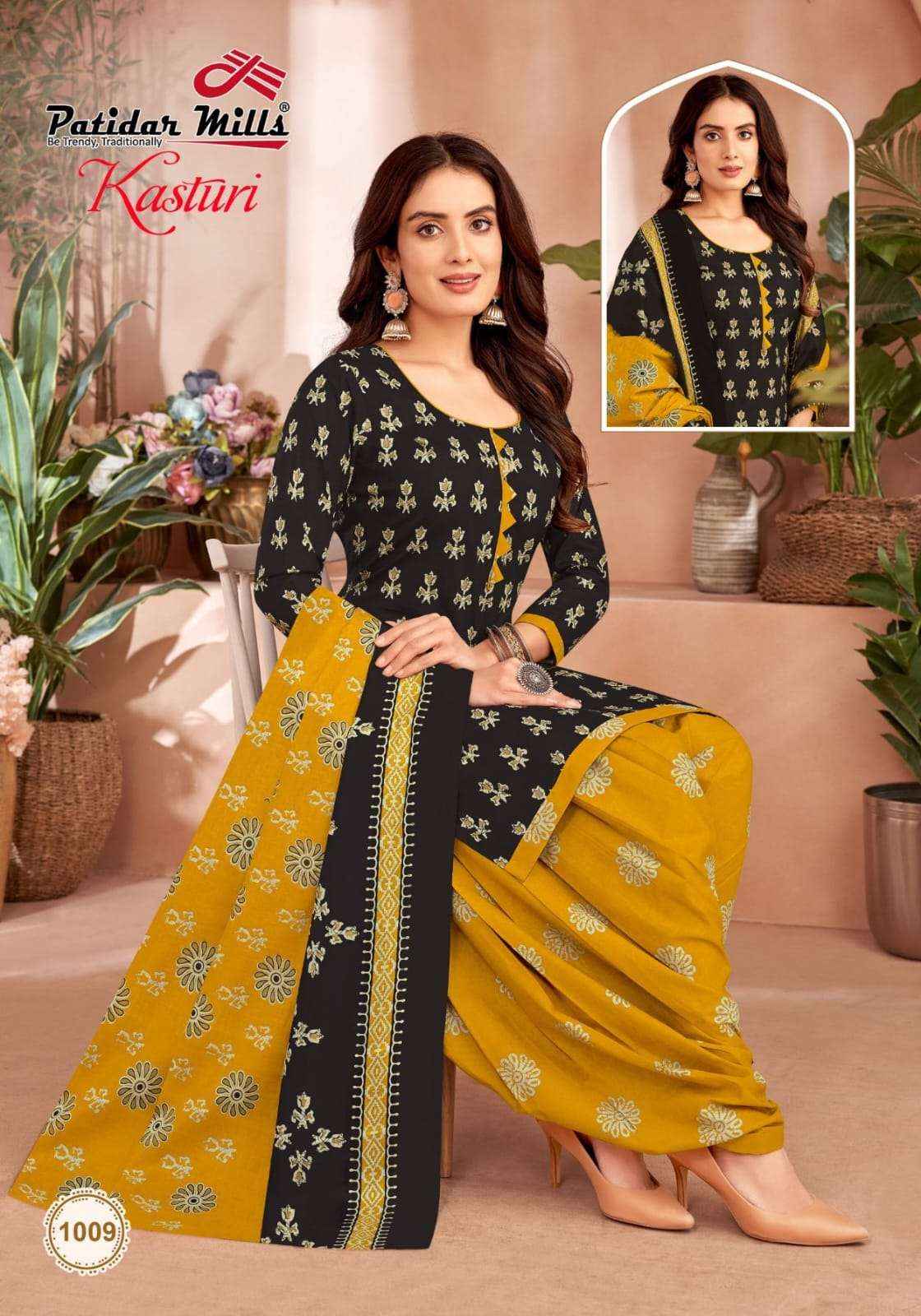 Patidar Kasturi Wholesale Cotton Printed Dress Material ( 8 pcs Catalogue )