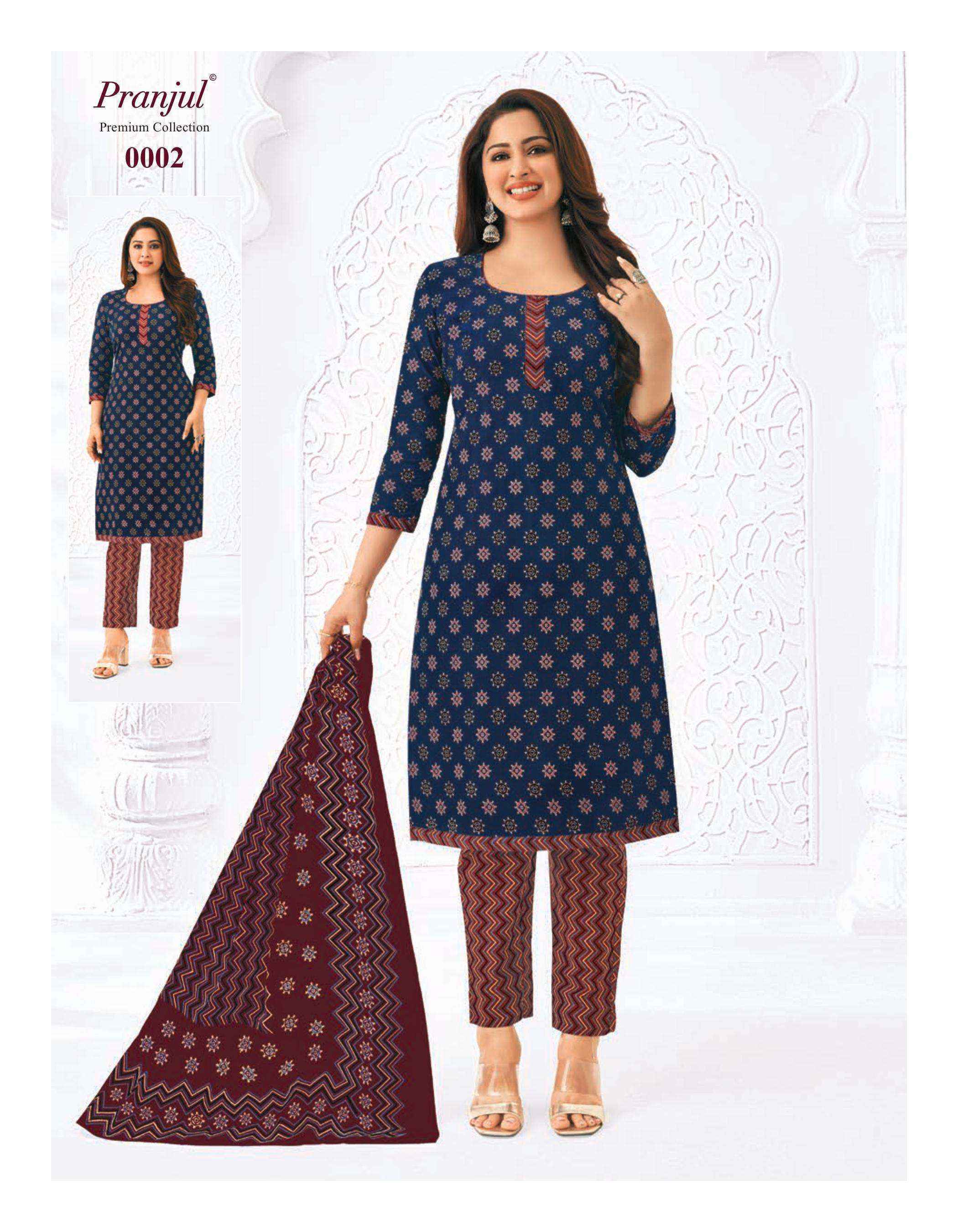Pranjul Priyanka Vol 24 Wholesale Pure Cotton Dress Material ( 36 pcs Catalogue )