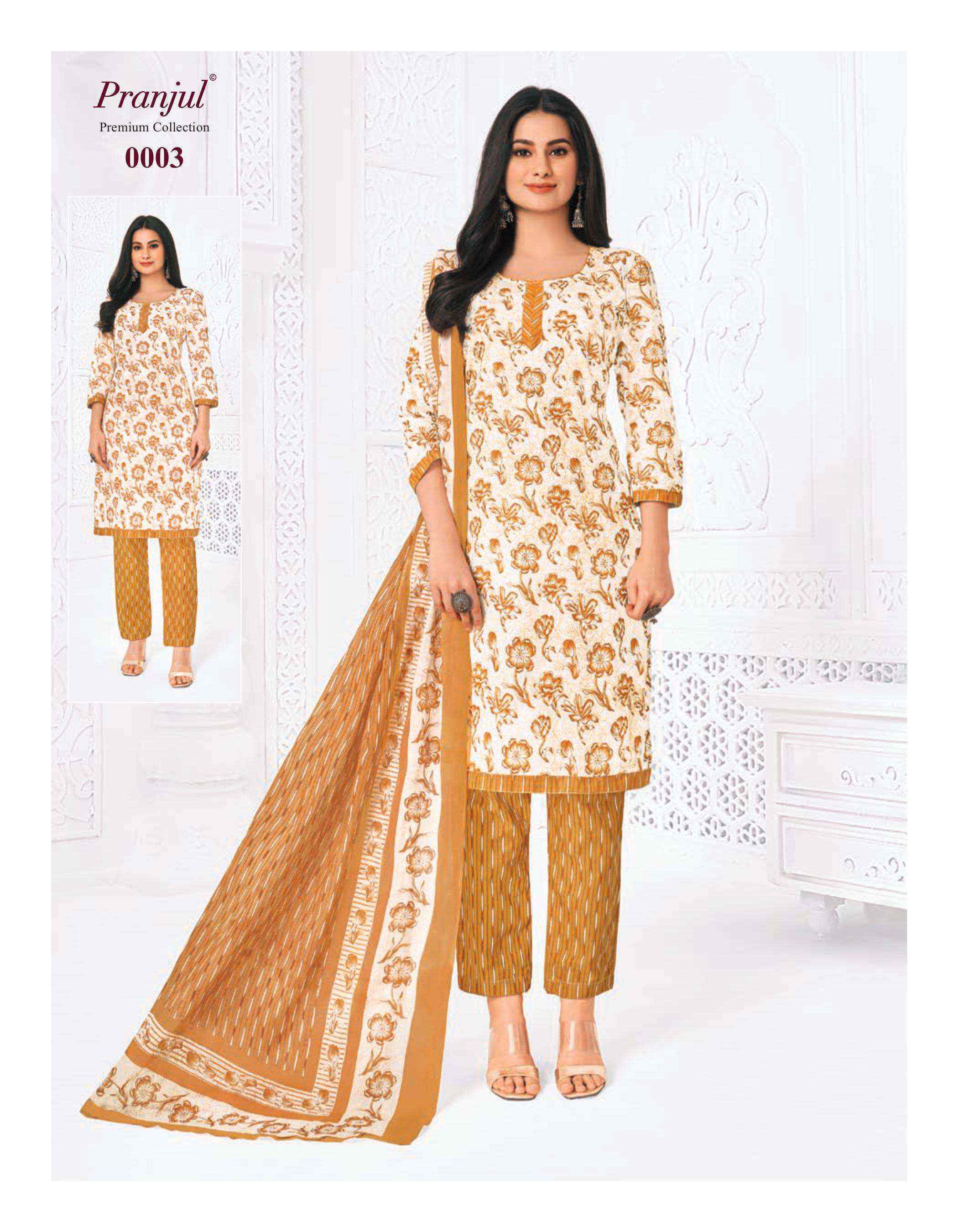 Pranjul Priyanka Vol 24 Wholesale Pure Cotton Dress Material ( 36 pcs Catalogue )