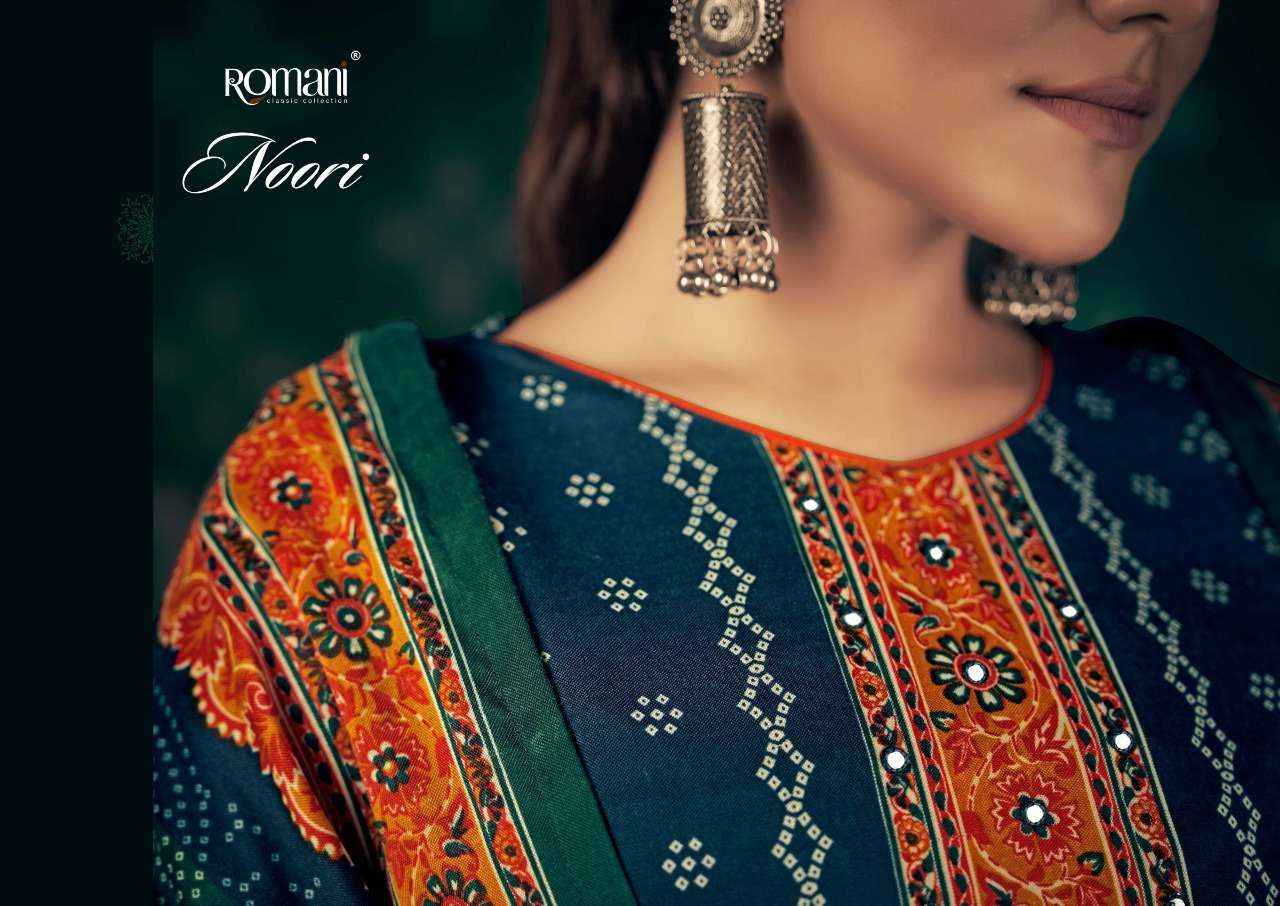 Romani Noori Pashmina Dress Material ( 10 Pcs Catalog )