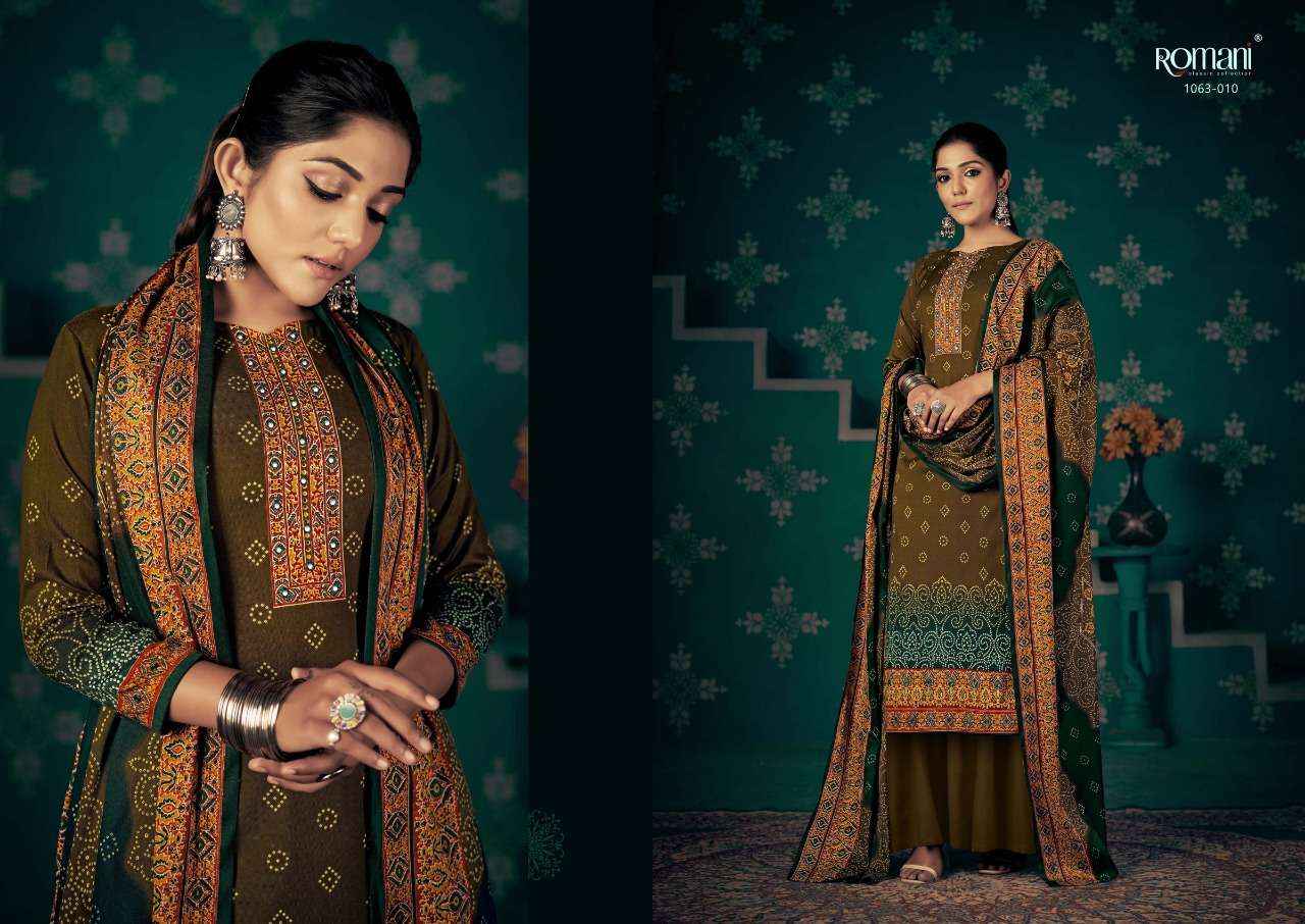 Romani Noori Pashmina Dress Material ( 10 Pcs Catalog )