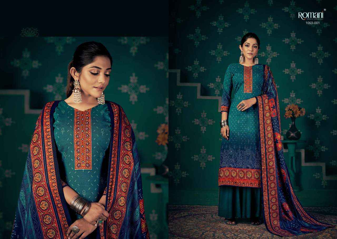 Romani Noori Pashmina Dress Material ( 10 Pcs Catalog )