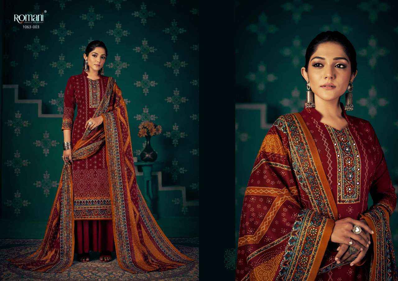 Romani Noori Pashmina Dress Material ( 10 Pcs Catalog )